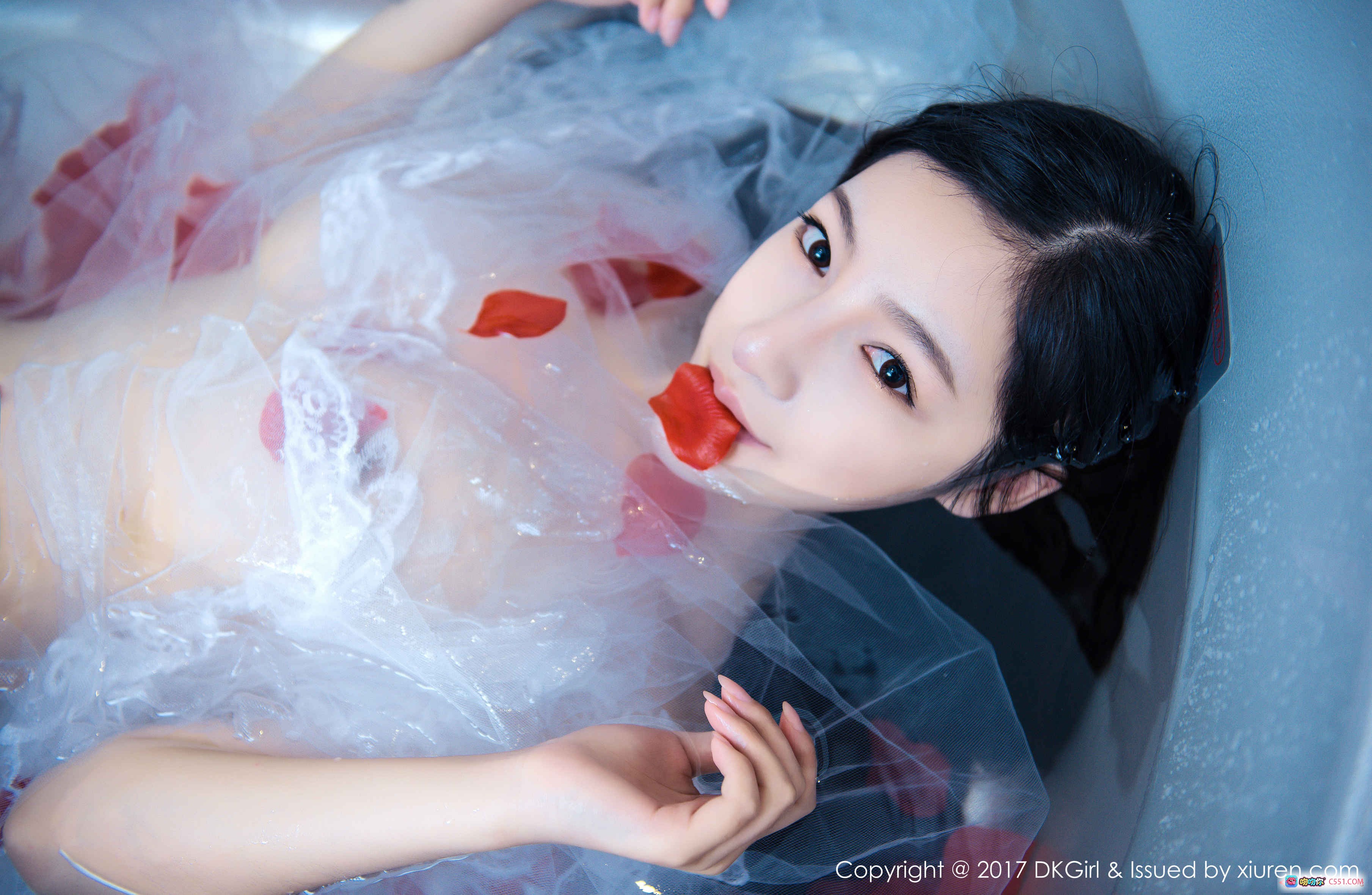 图片[2] - DKGirl UU阿文浴缸写真 2017性感私房美图 砖墙背景毛皮点缀 51张高清无码大图 - 就要吻