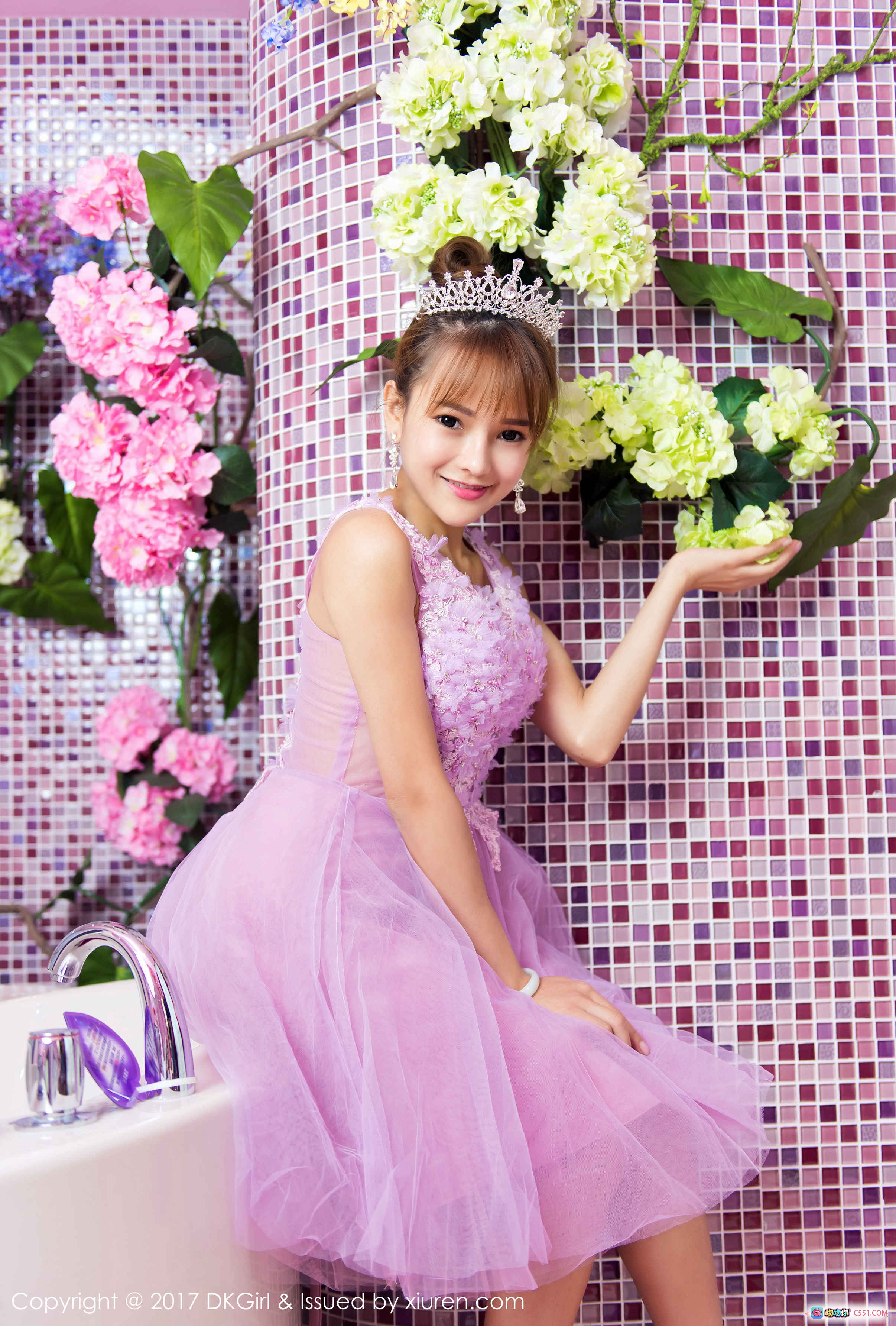 图片[3] - 岑雨桥性感写真 | 白床红包黑内裤 | DKGirl VOL.031 2017.07.20 美女私房照 - 就要吻