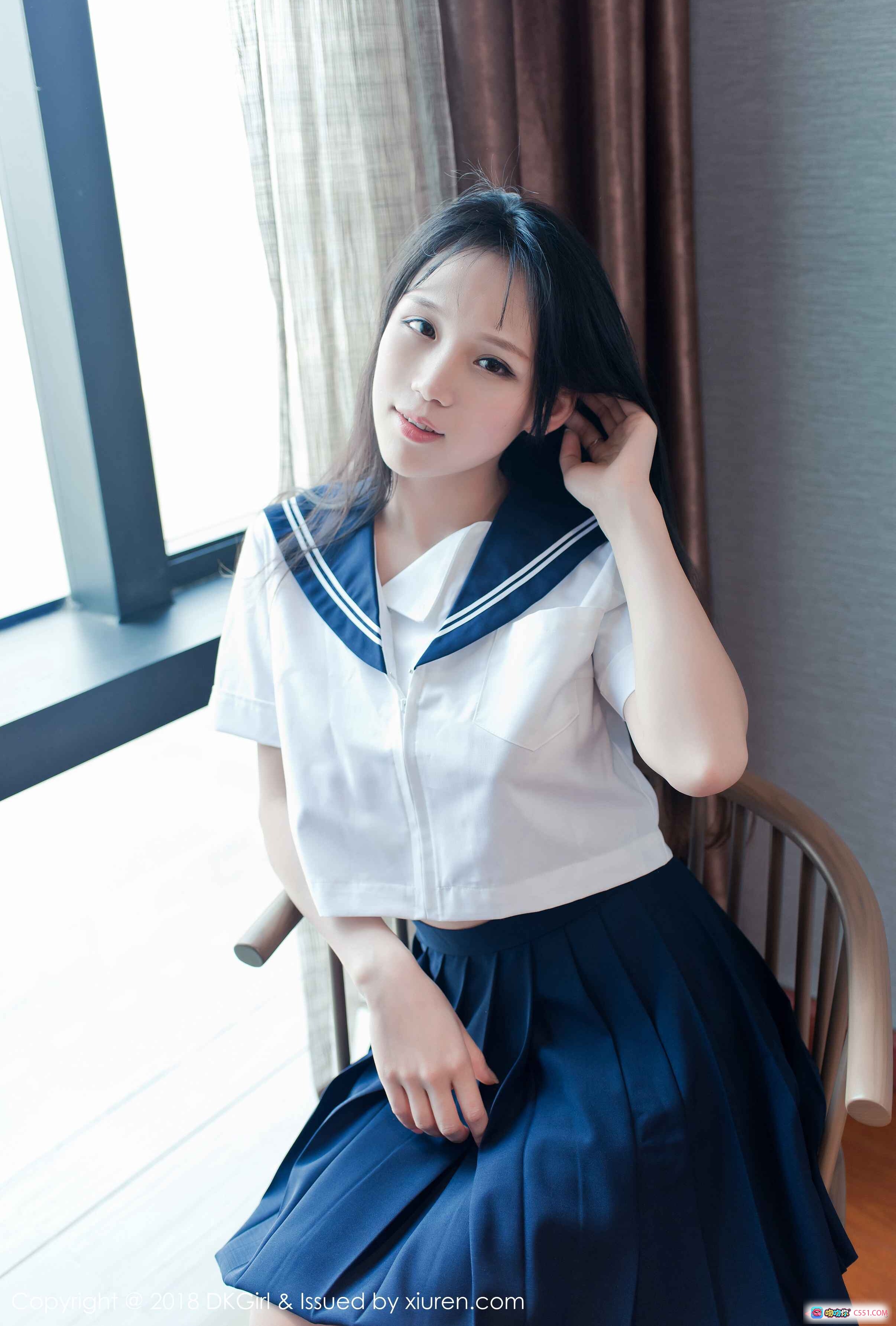 图片[6] - 李可可黑色蕾丝内衣写真 – DKGirl VOL.063 2018.03.20 窗边性感私房美拍 - 就要吻