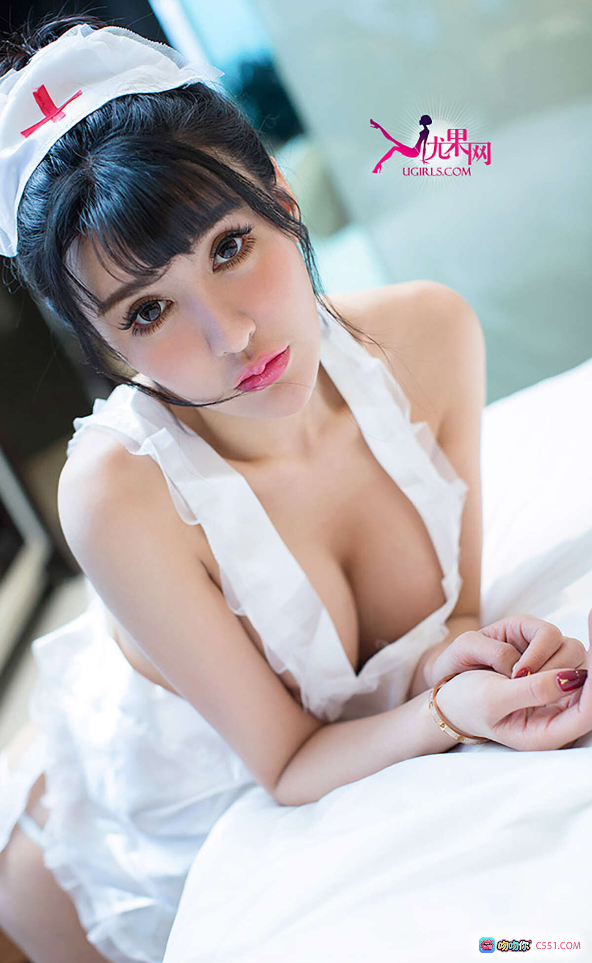 图片[10] - 黛蓓琪尤果网御姐写真 白色蕾丝浴袍浴室湿身诱惑 萝莉脸御姐身材私房美图 - 就要吻