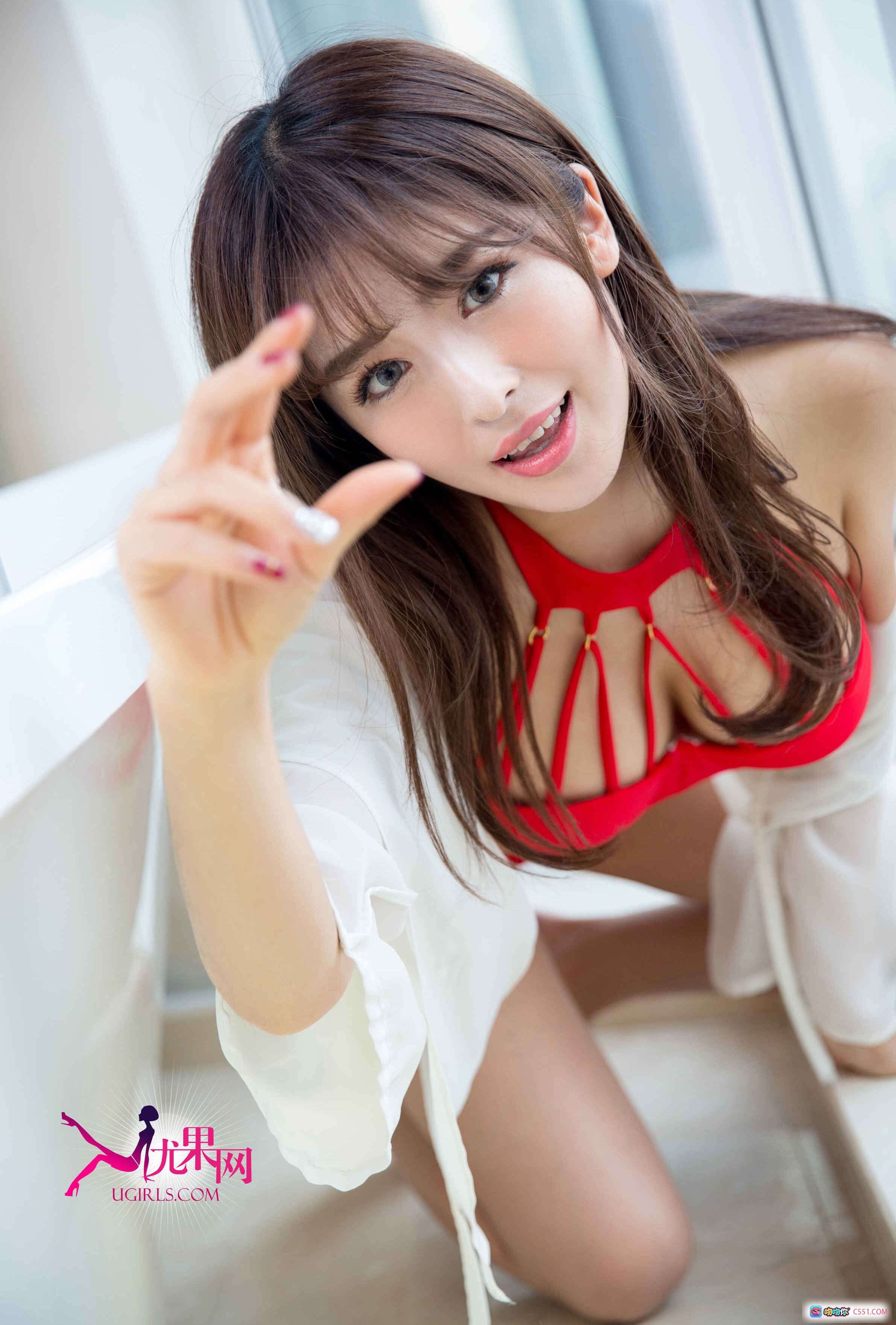 图片[7] - Ugirls尤果网2016年1月27日T013想你的365天写真 70P高清黑蕾丝内衣浴缸私房美图 - 就要吻