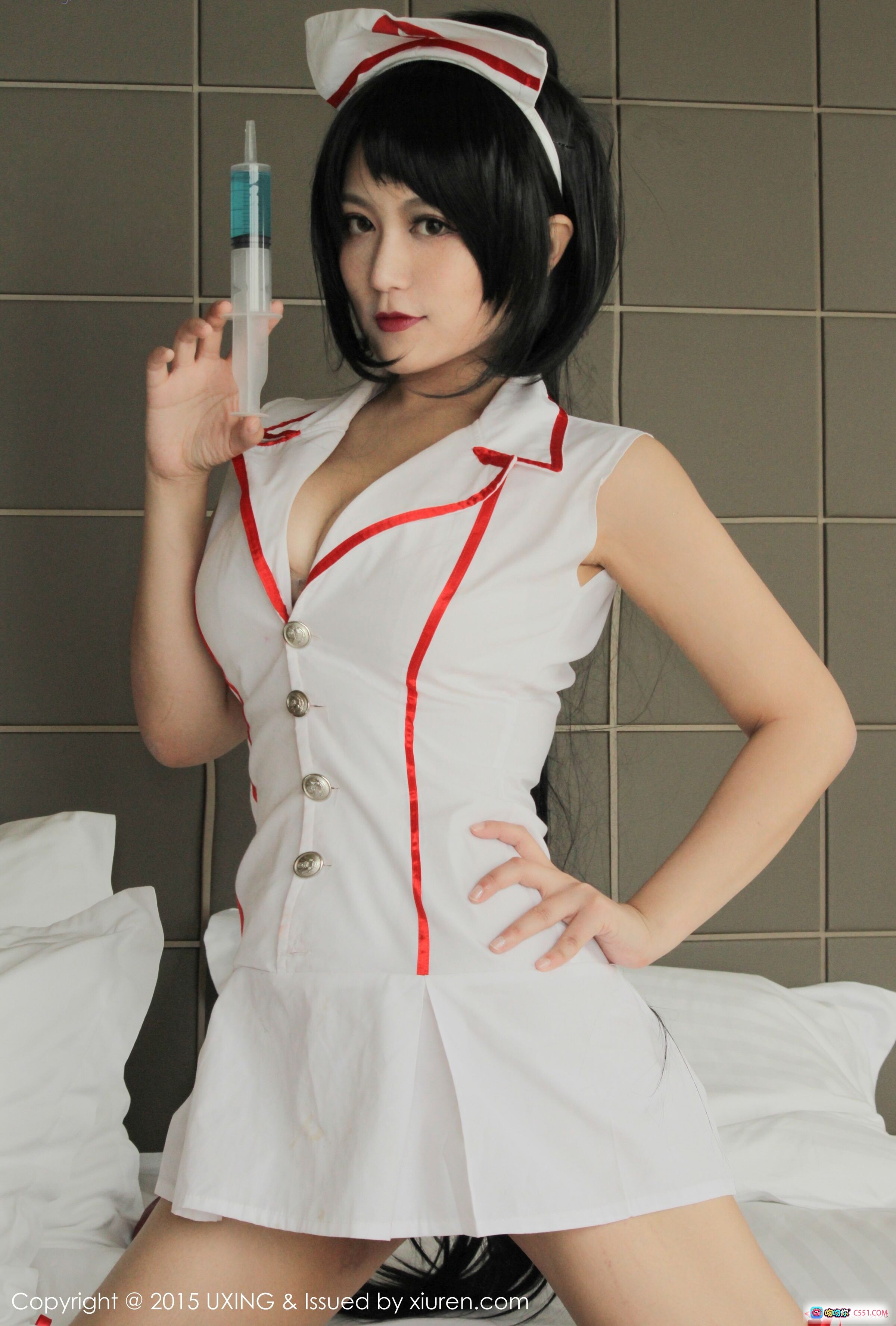 图片[9] - 莲漪lenne性感写真 | UXING2015 VOL.016 粉色上衣白色内裤私房美拍 52P高清图集 - 就要吻