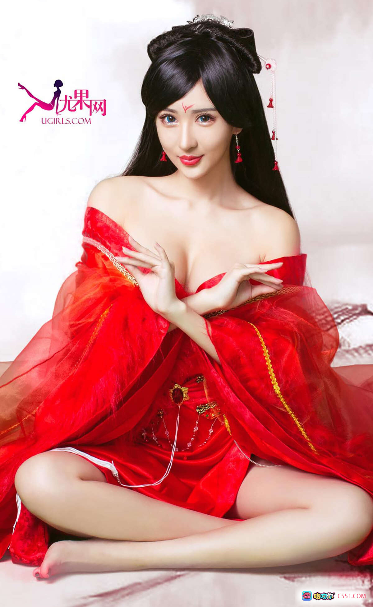 图片[10] - Ugirls尤果网爱尤物2015No.164诗朵雅芭比朵朵白色蕾丝内衣写真40P性感私房照 - 就要吻