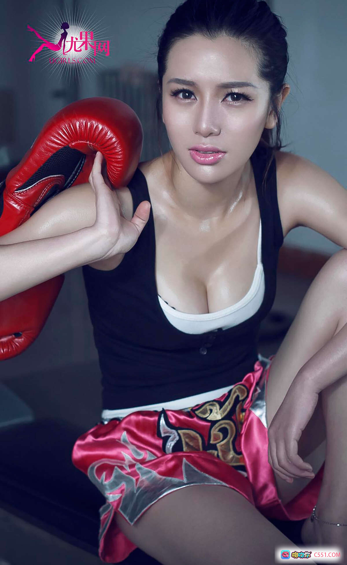 图片[5] - Ugirls尤果网爱尤物专辑2015 No.146女神合集黑蕾丝内衣性感写真40P高清美图 - 就要吻