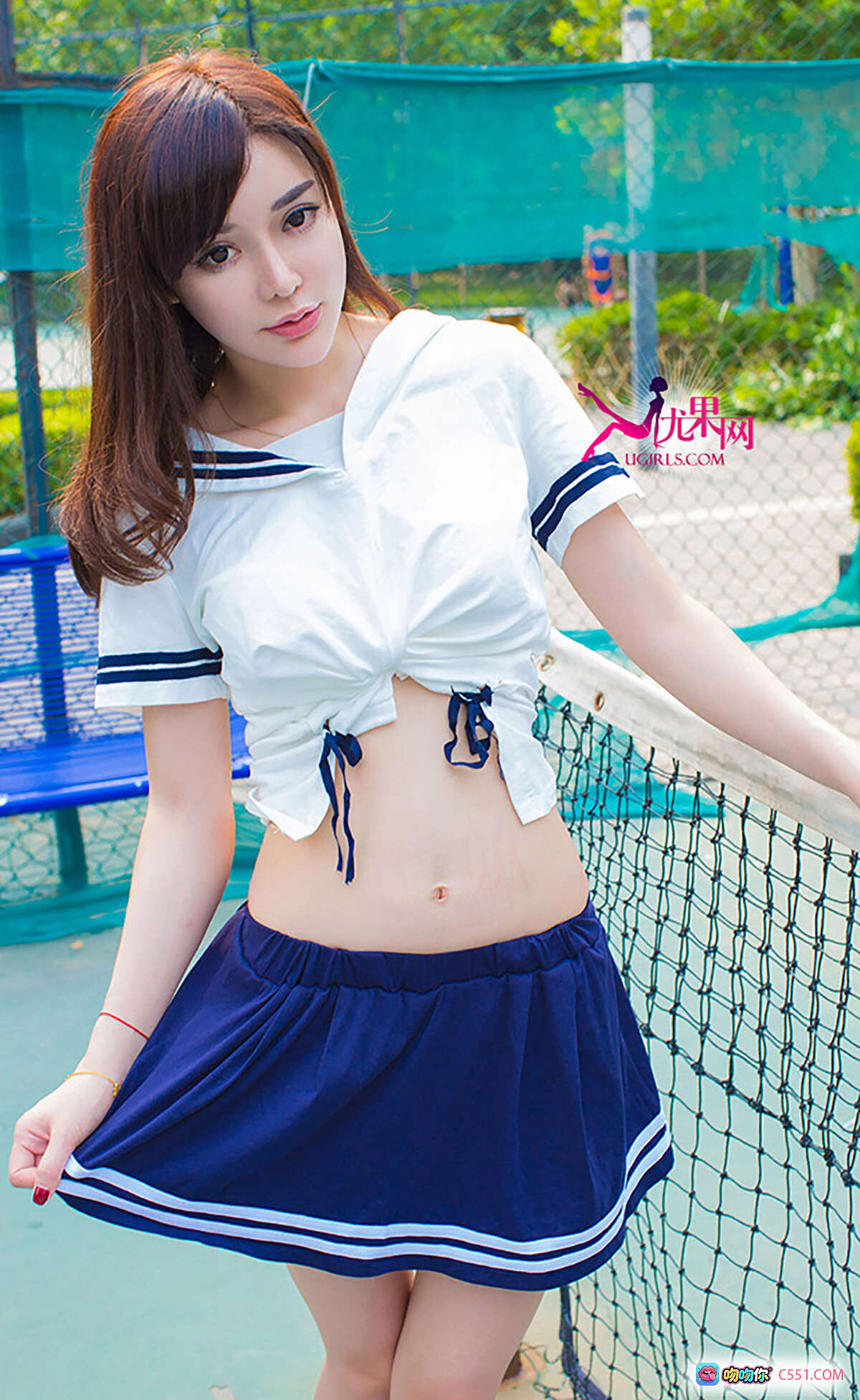 图片[5] - Ugirls尤果网爱尤物2015No.070毕业纪念册写真集 三位校服少女CoCo韩子萱齐贝贝青春校园风高清摄影 163cm-170cm身材数据 Canon EOS 5D Mark III拍摄 40P全收录 - 就要吻