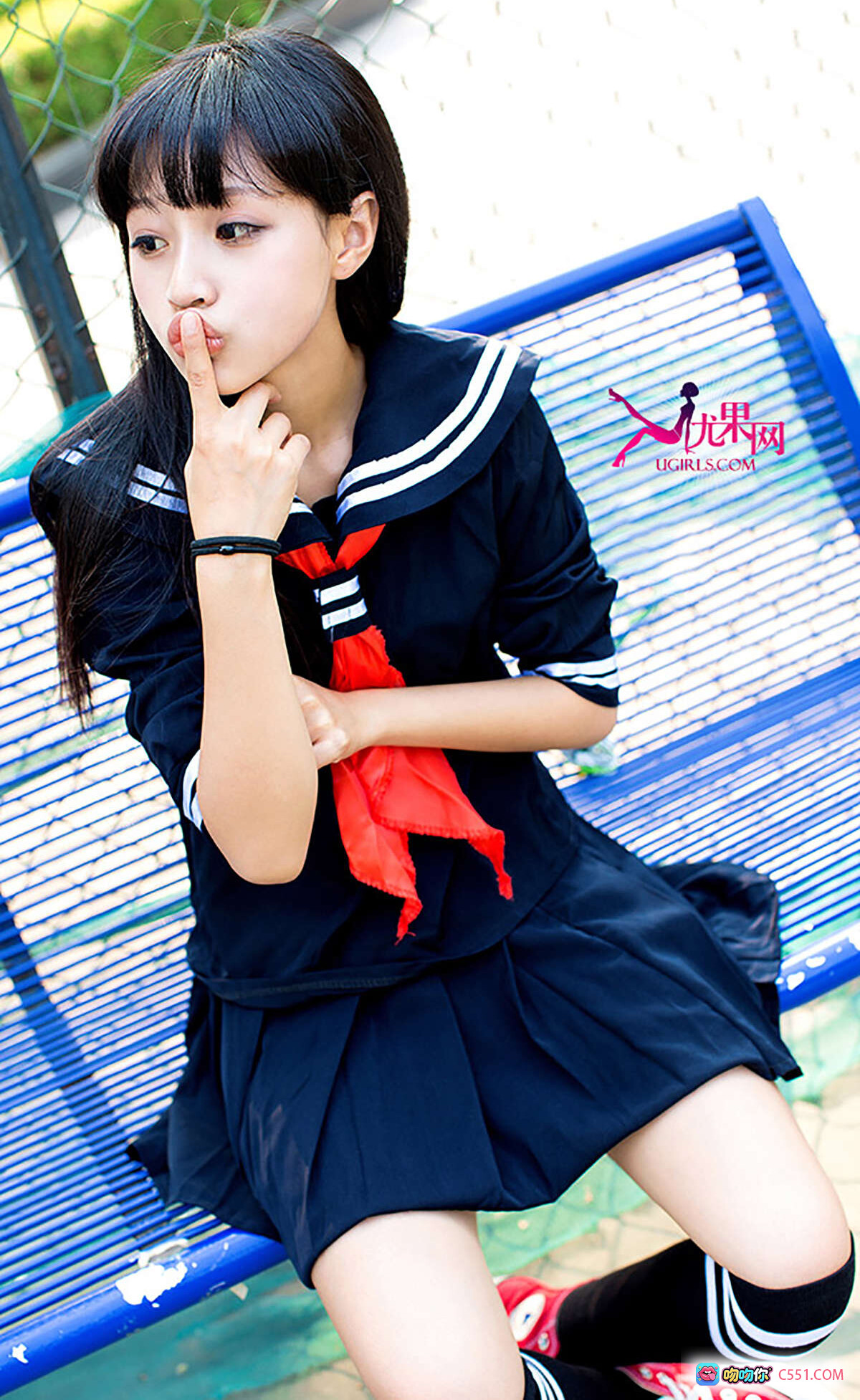 图片[3] - Ugirls尤果网爱尤物2015No.070毕业纪念册写真集 三位校服少女CoCo韩子萱齐贝贝青春校园风高清摄影 163cm-170cm身材数据 Canon EOS 5D Mark III拍摄 40P全收录 - 就要吻