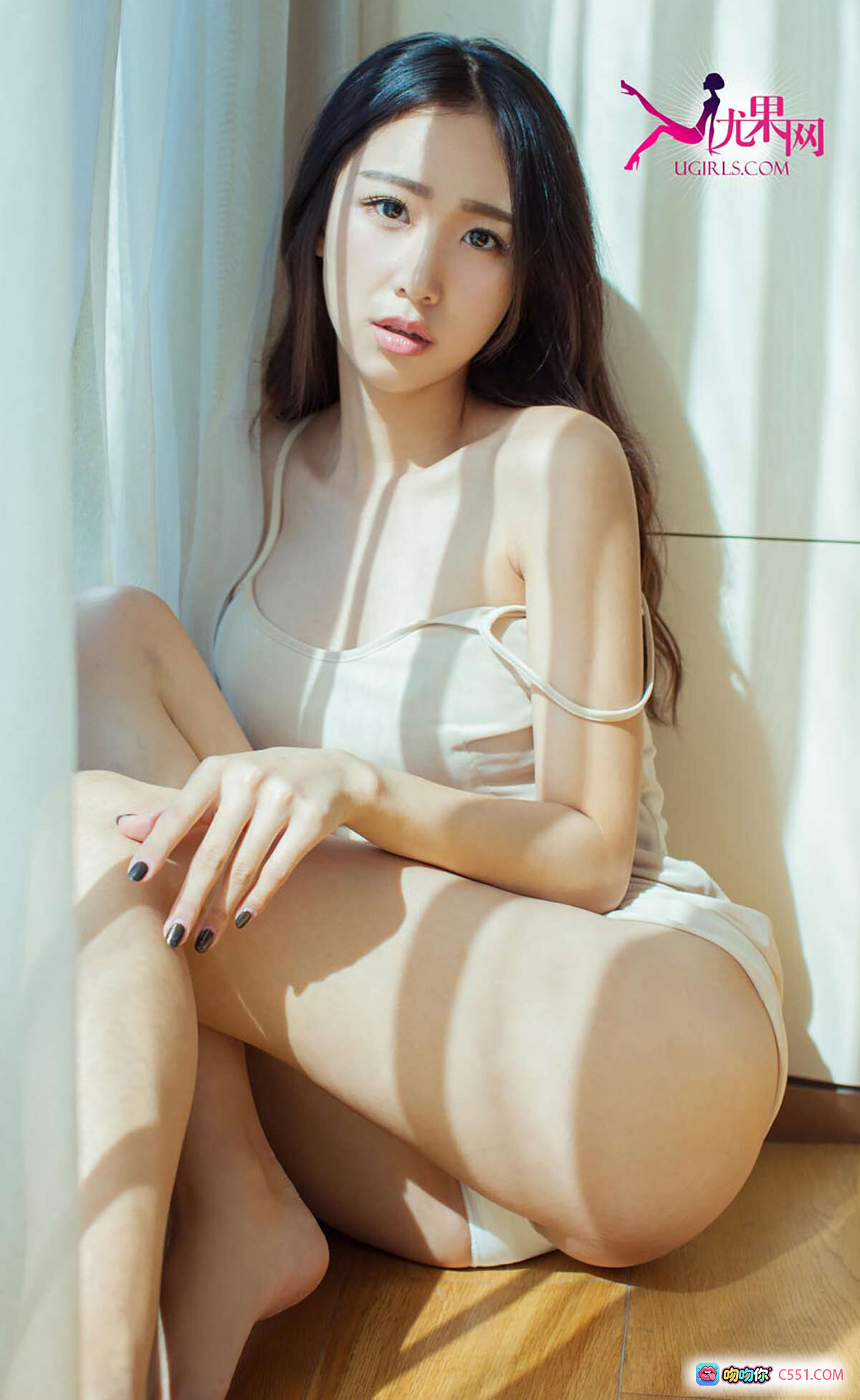 图片[8] - 张辛苑天然去雕饰写真 | 粉色蕾丝内衣性感私房照 | Ugirls尤果网爱尤物专辑No.138高清美图 - 就要吻