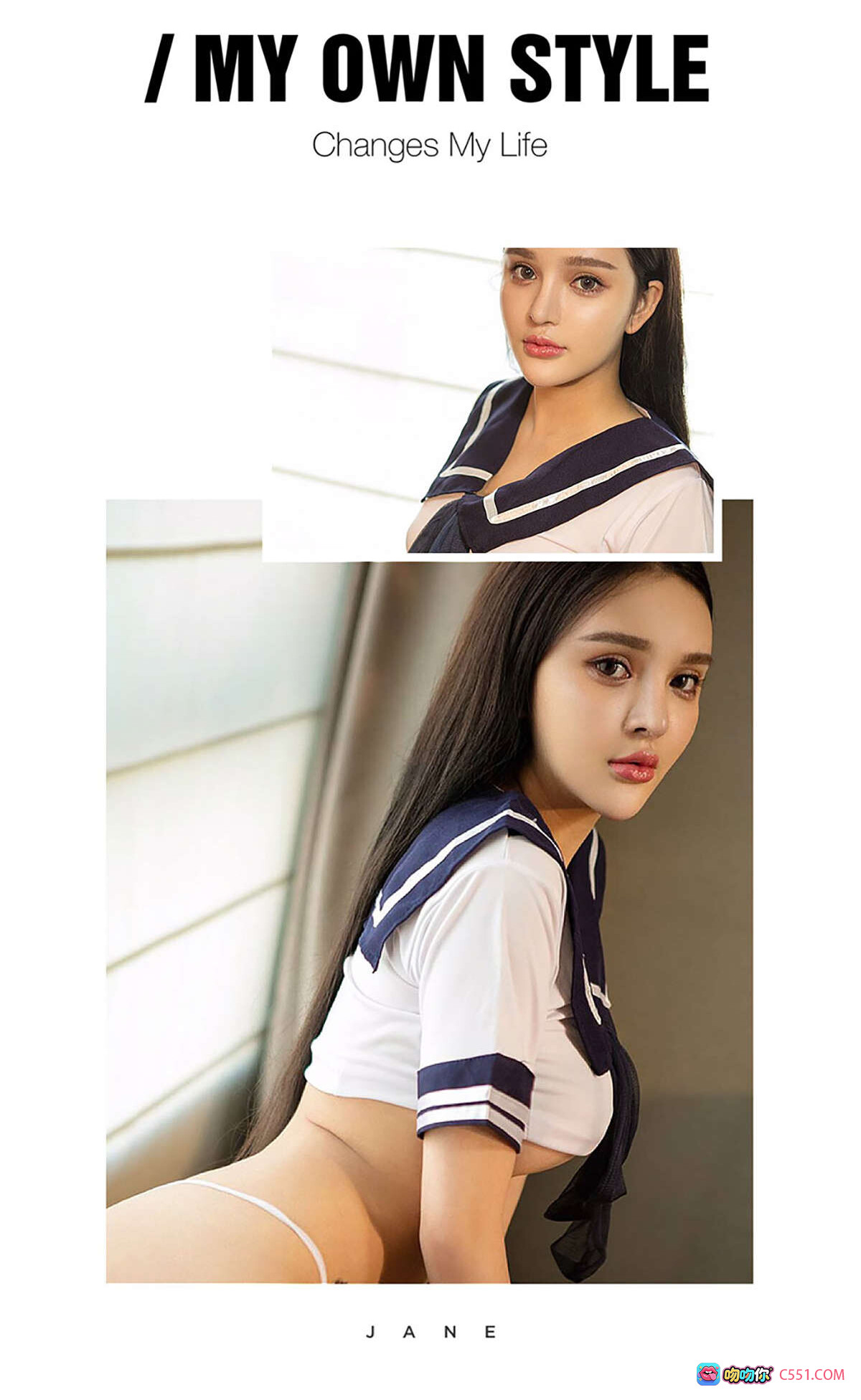 图片[4] - 陈瑾萱海军风制服写真 | Ugirls尤果网爱尤物专辑No.489 | 甜美少女风高清摄影图集 - 就要吻