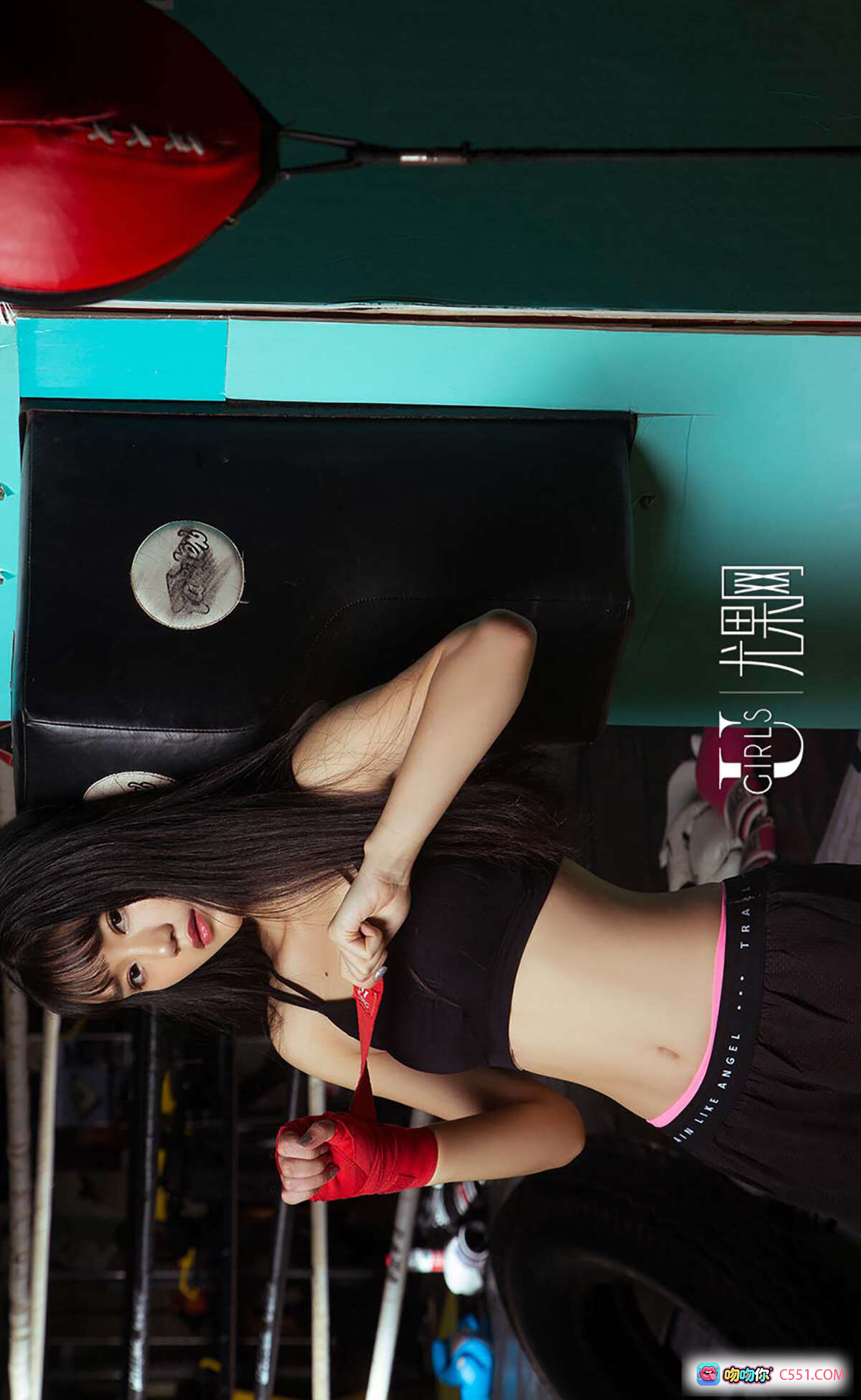 图片[5] - Ugirls尤果网2016模特合集No.482 爱尤物专辑 90后嫩模拳击造型 175cm白羊座北京模特 火焰拳套写真 600元专辑 40P高清图 - 就要吻