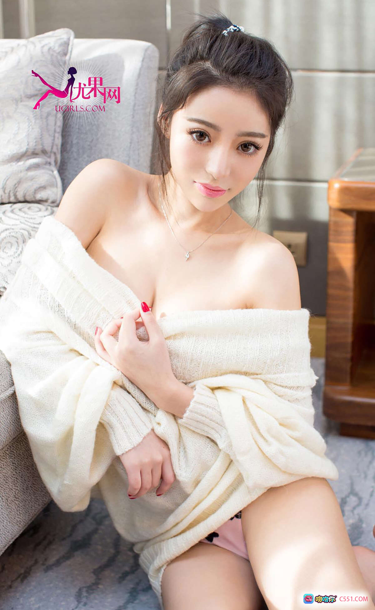 图片[3] - 暖暖刘梓晴尤果网私房写真 白色蕾丝内衣浴室镜前美腿玉足红甲性感优雅40P高清图集 - 就要吻