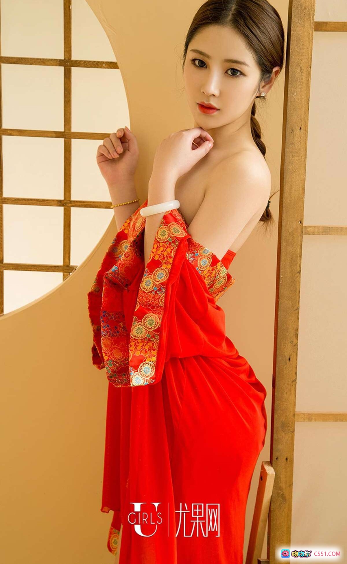 图片[3] - Ugirls尤果网爱尤物No.637果香四溢白衬衫黑短裤性感写真40P33M - 就要吻