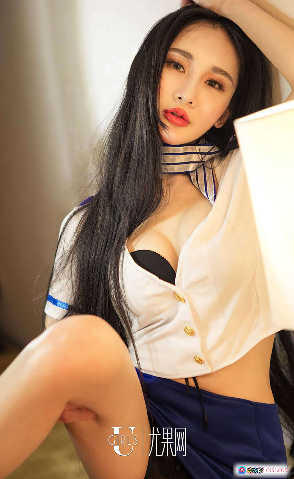 图片[10] - 阿依努尔瓦娅粉色蕾丝睡袍写真 | Ugirls尤果网爱尤物专辑No.546高清私房美图 - 就要吻