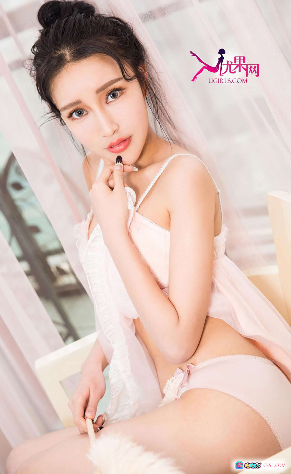 图片[7] - 米诺淘气小妹恋爱日记写真 | Ugirls尤果网爱尤物专辑2016No.240 | 白色蕾丝性感私房照 | 清新甜美少女风 | 40P高清美图 - 就要吻