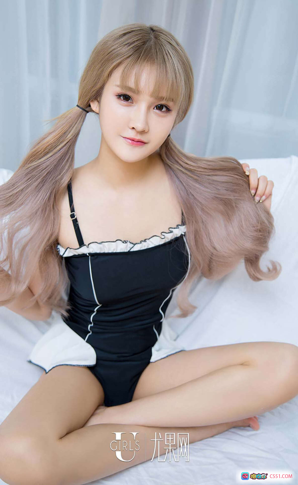 图片[5] - Ugirls尤果网爱尤物专辑No.483依依双马尾少女黑裙写真高清美图40P - 就要吻