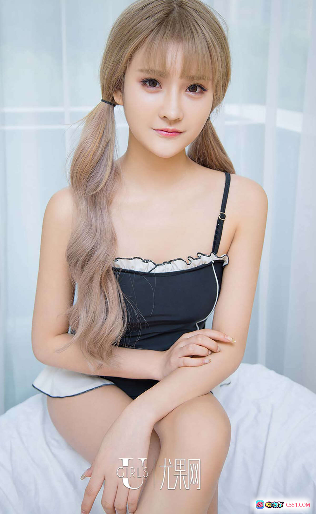 图片[10] - Ugirls尤果网爱尤物专辑No.483依依双马尾少女黑裙写真高清美图40P - 就要吻