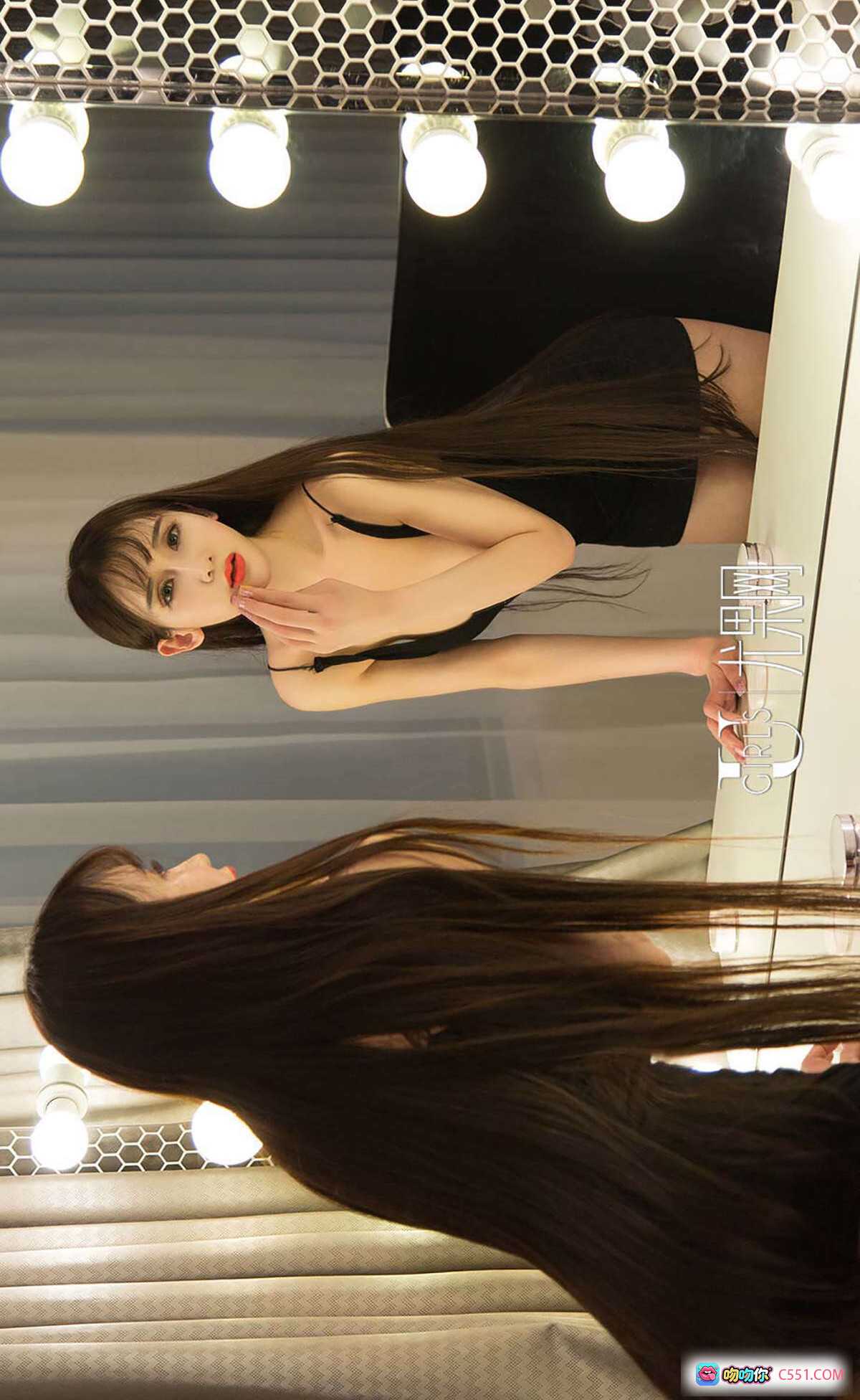 阿依努尔瓦娅尤果网写真 2016.12.13 No.574 长发红唇镜前性感私房美图 40P高清壁纸 - 就要吻