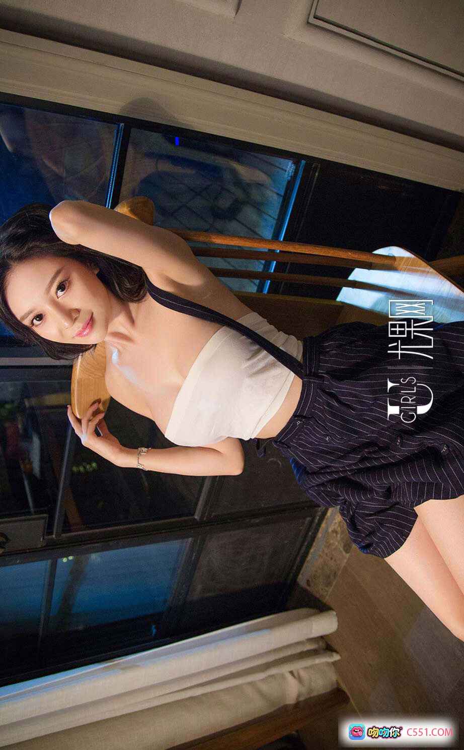 图片[8] - 黑羽白慕羽茜性感写真 | Ugirls尤果网爱尤物专辑No.597 | 黑色内衣诱惑 | 2017年1月5日高清图集 - 就要吻