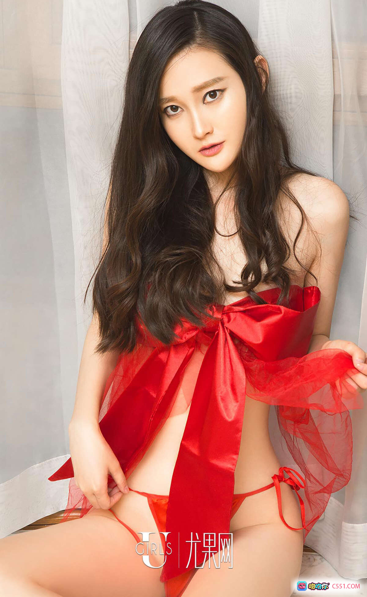 图片[5] - Ugirls尤果网爱尤物专辑潇潇II红色透视裙性感写真2016.06.25 No.403 - 就要吻