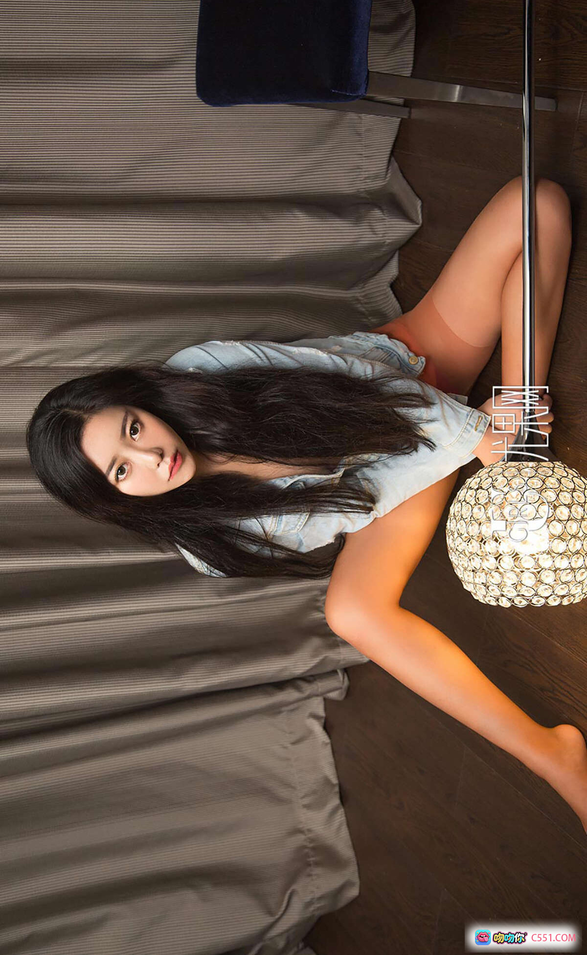 图片[5] - Ugirls尤果网爱尤物No.436曲铭瑄黑丝内衣写真 纹身美腿性感私房照 - 就要吻