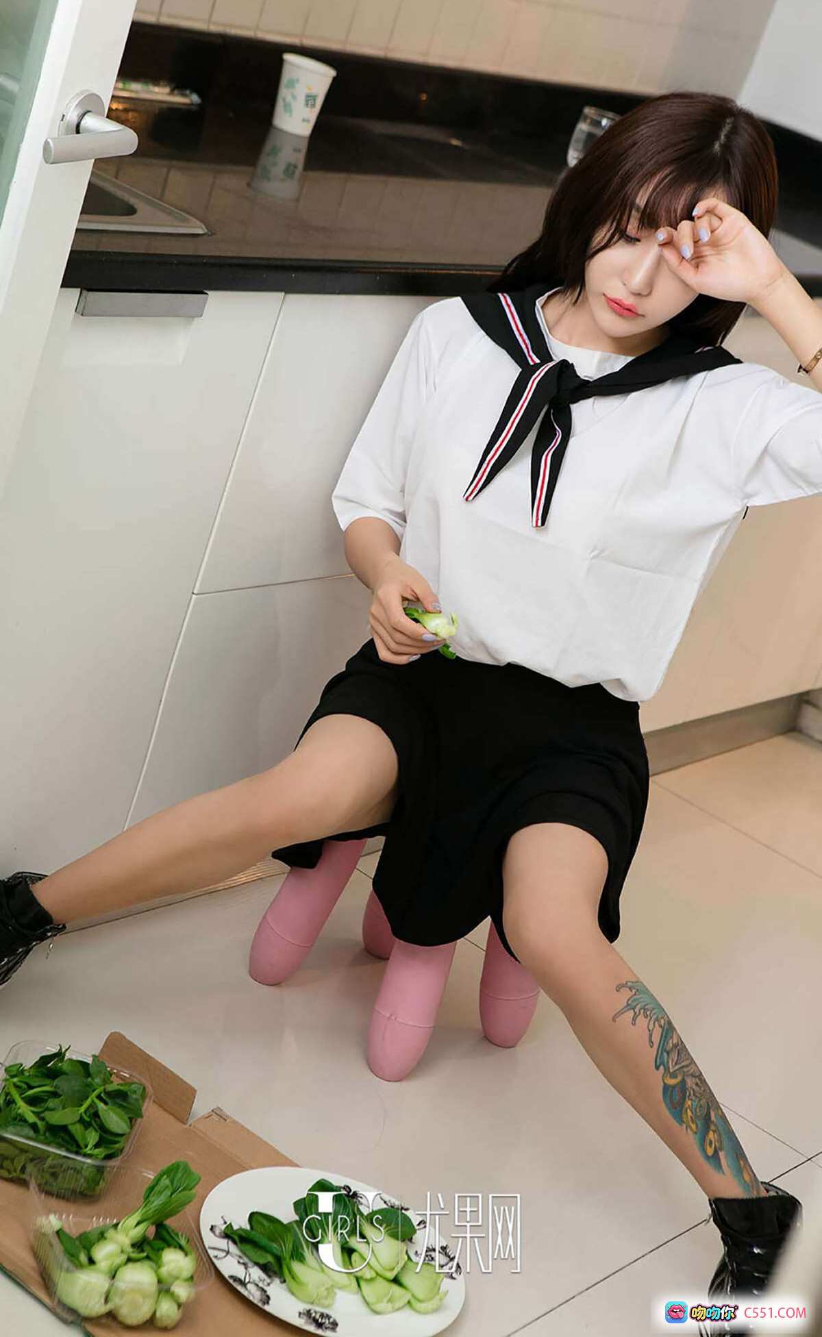 图片[4] - 顾灿黑裙性感写真-Ugirls尤果网爱尤物专辑No.556高清美图 - 就要吻