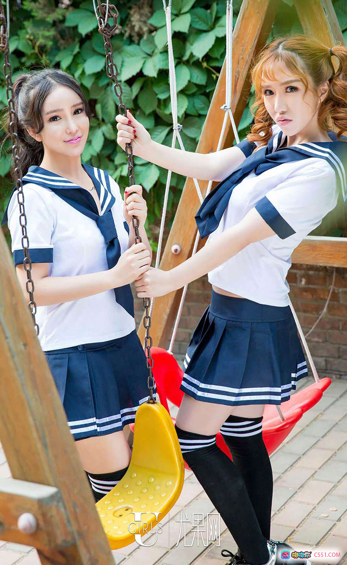 图片[10] - 尤果网韩恩熙米娅双生诱惑写真 160cm平面模特黑白内衣私房照 Canon EOS 5DS拍摄 40P高清图集 - 就要吻