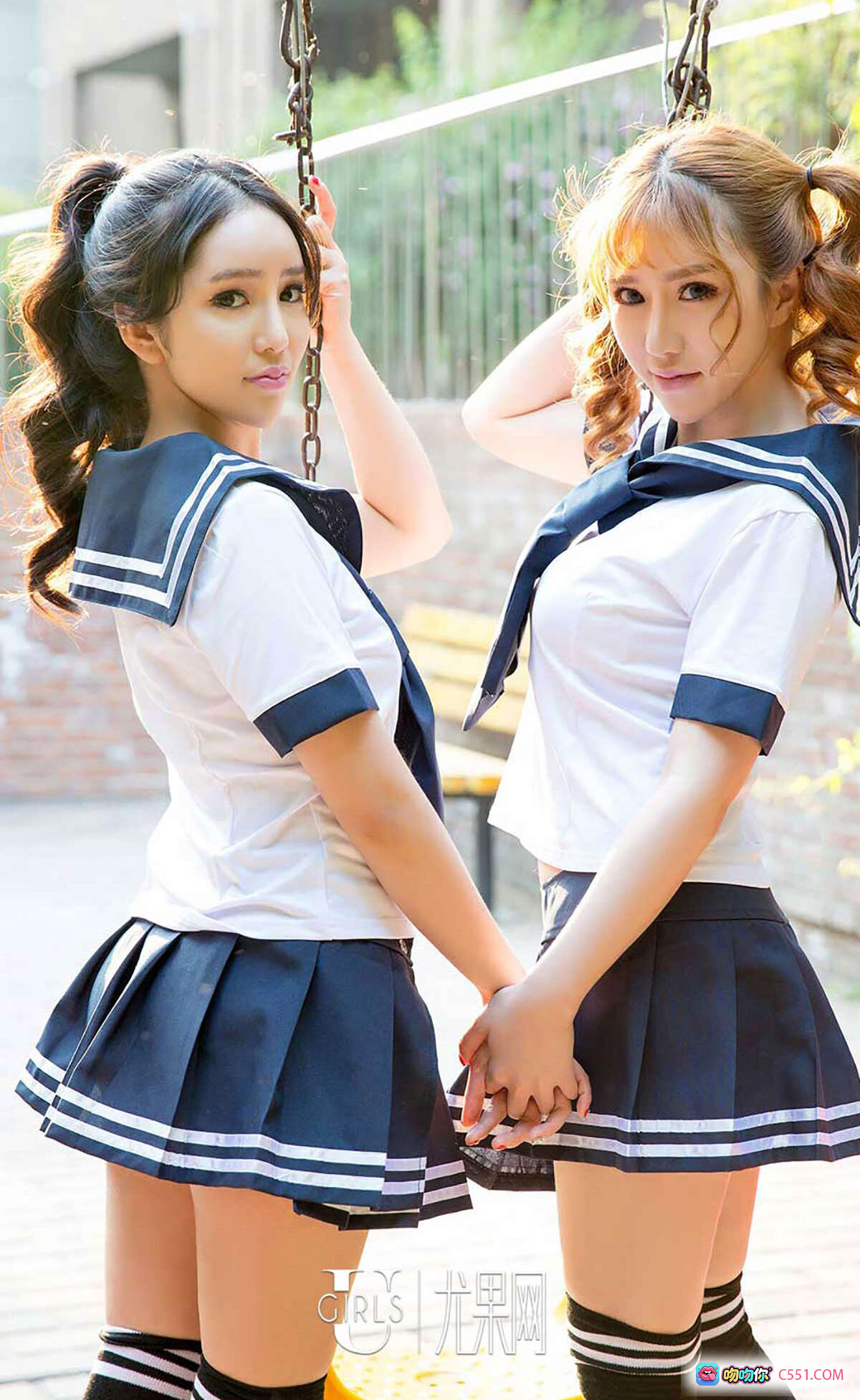 图片[7] - 尤果网韩恩熙米娅双生诱惑写真 160cm平面模特黑白内衣私房照 Canon EOS 5DS拍摄 40P高清图集 - 就要吻