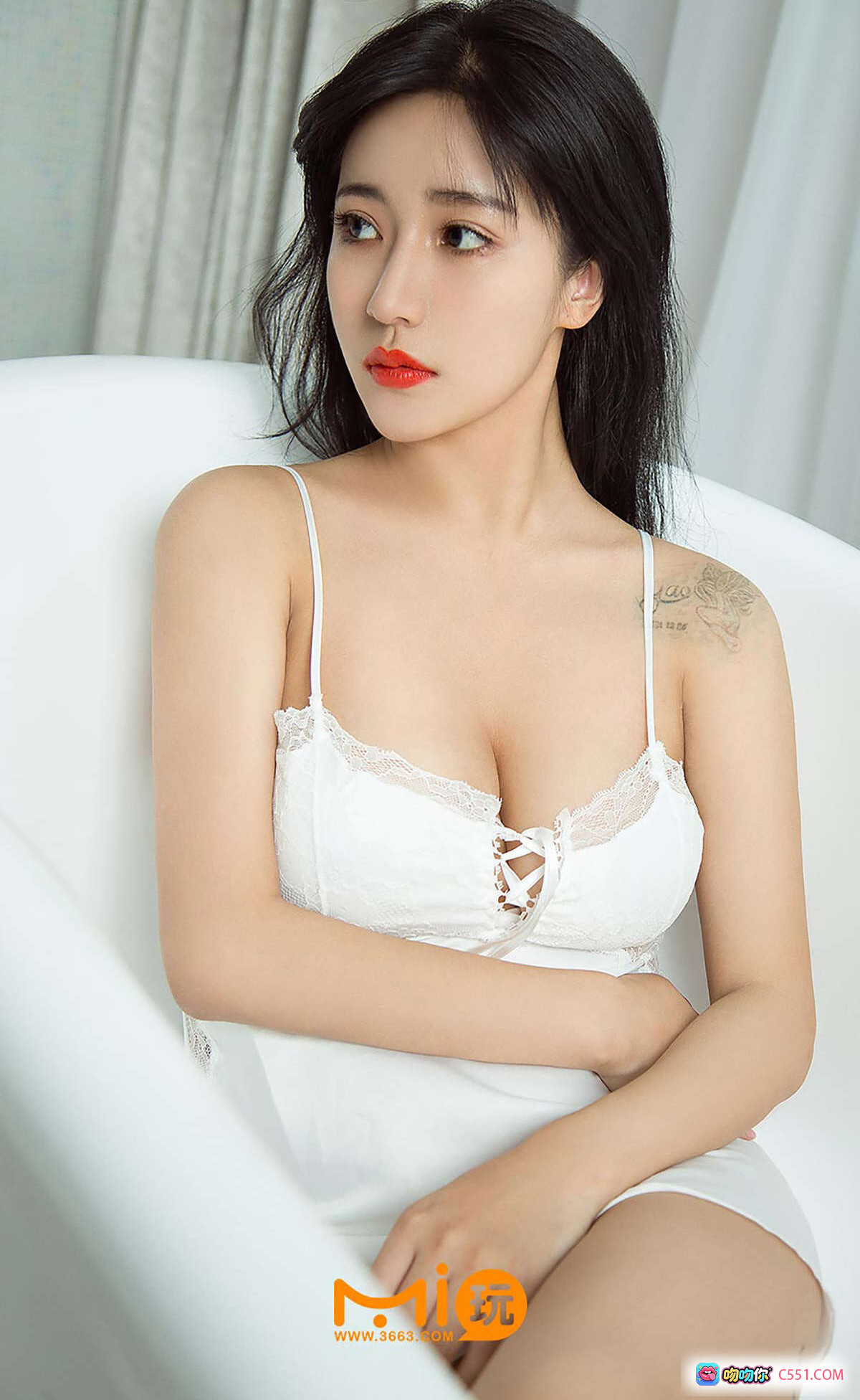 图片[6] - 郭芯榕白色蕾丝内衣写真 – Ugirls尤果网爱尤物专辑No.444 2016.08.05 美女私房摄影高清图集 - 就要吻