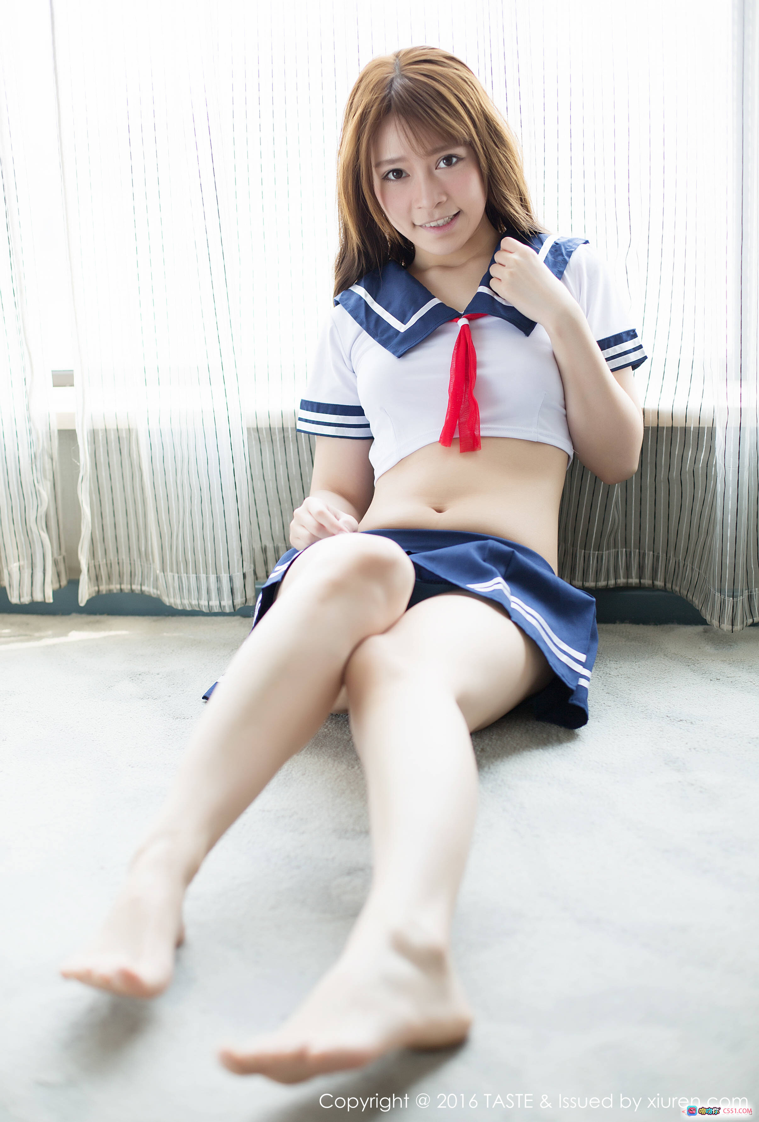 图片[7] - Carol酱蓝裙写真 | 2016TASTE VOL.020 | 清纯少女私房美图 | 白皙肌肤自然光拍摄 - 就要吻