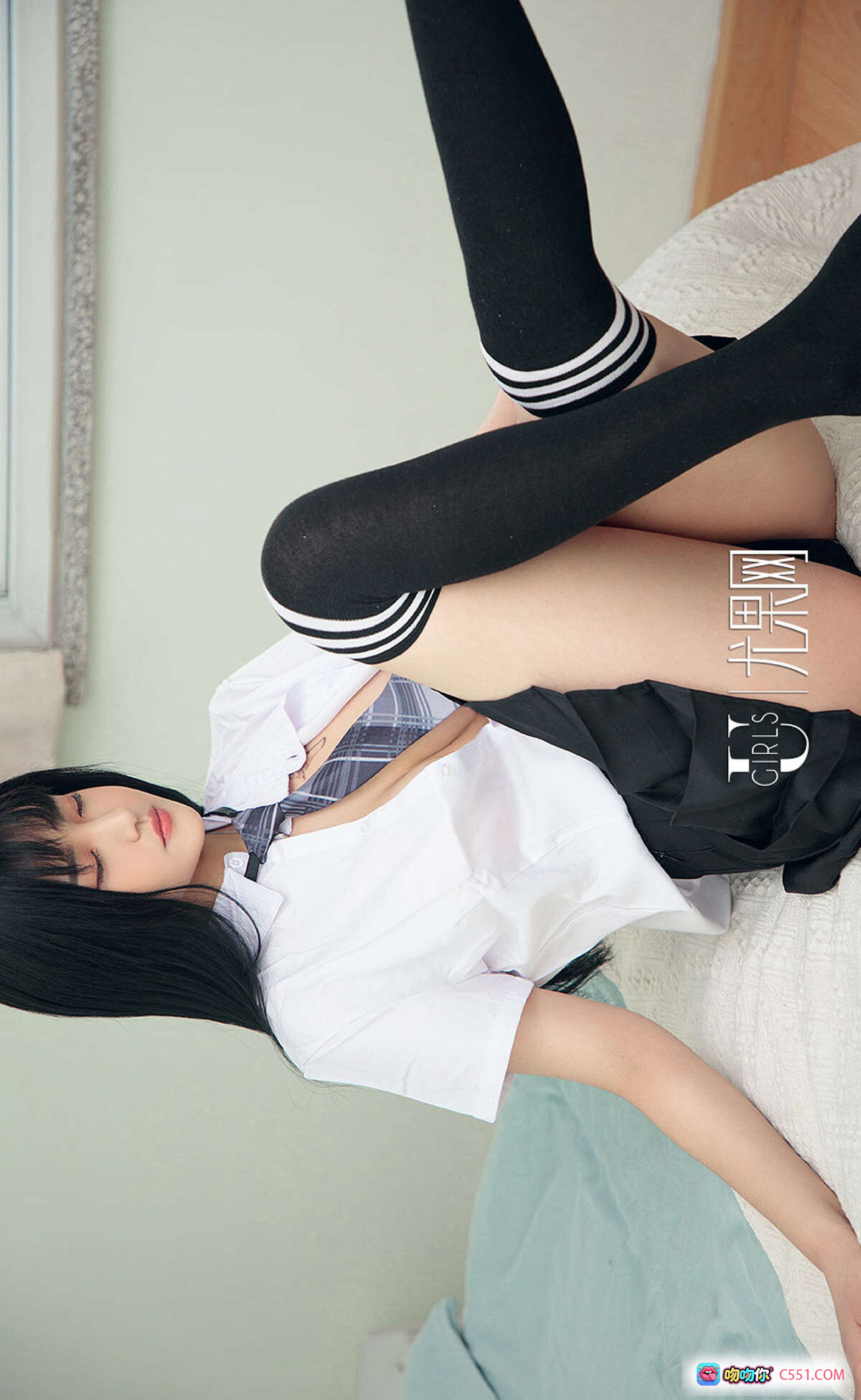 图片[7] - Ugirls尤果网爱尤物专辑No.1323桃子粉色蕾丝内衣写真35P高清美图 - 就要吻