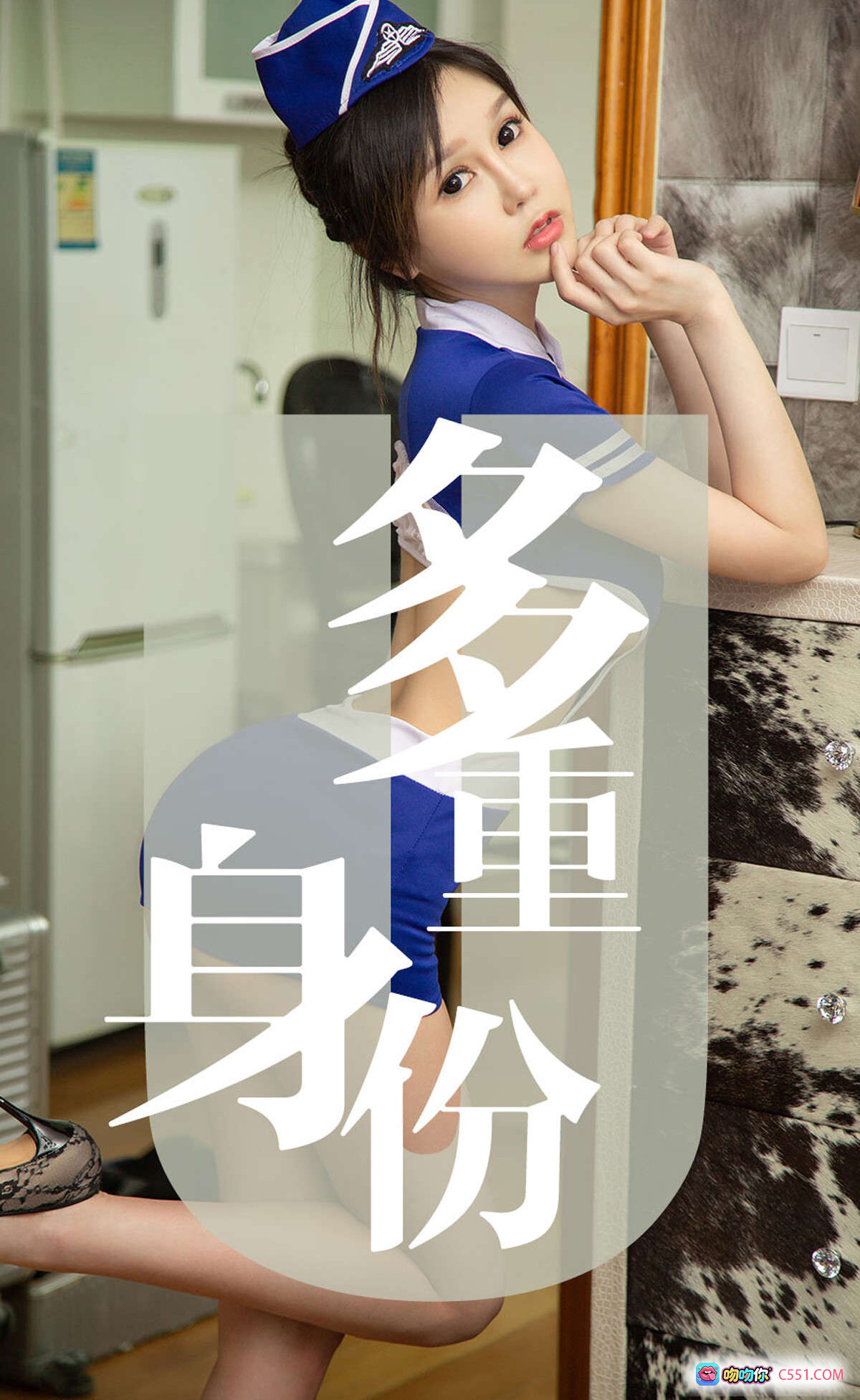 图片[8] - 琦罗黑蕾丝内衣写真 | Ugirls尤果网爱尤物专辑2019.07.18 No.1519 | 紫红花纹沙发性感私房美图 - 就要吻