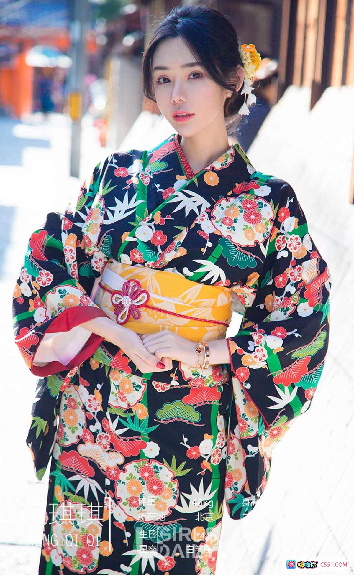 图片[10] - 青树萌琪琪和服写真 | Ugirls尤果网爱尤物专辑No.1361 | 日式花柄浴衣 | 神社鸟居背景 | 优雅盘发造型 | 2019年2月9日高清图集 - 就要吻