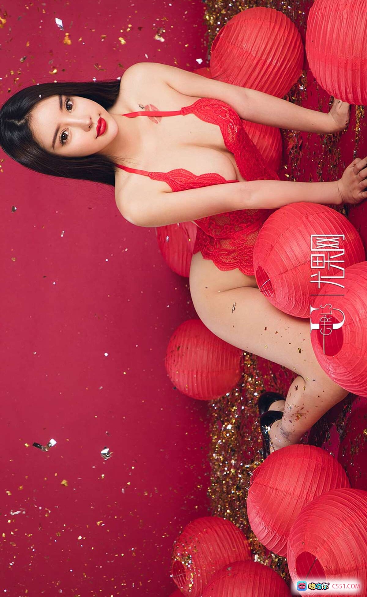 图片[4] - 程瑜西孙嘉琪尤果网爱尤物专辑红装糖葫芦写真性感美臀2019年2月5日No.1357高清35P - 就要吻