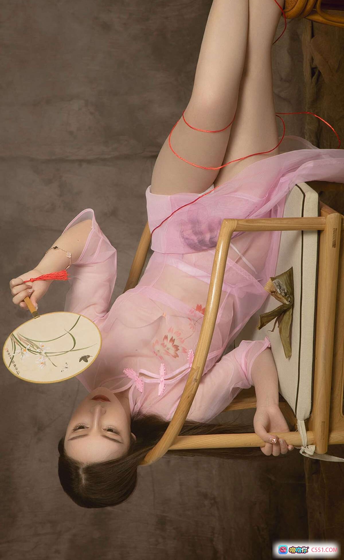 图片[4] - Angela楚楚金露绿色透视长袍写真｜尤果网爱尤物No.1479性感私房美图｜2019.06.08高清35P - 就要吻