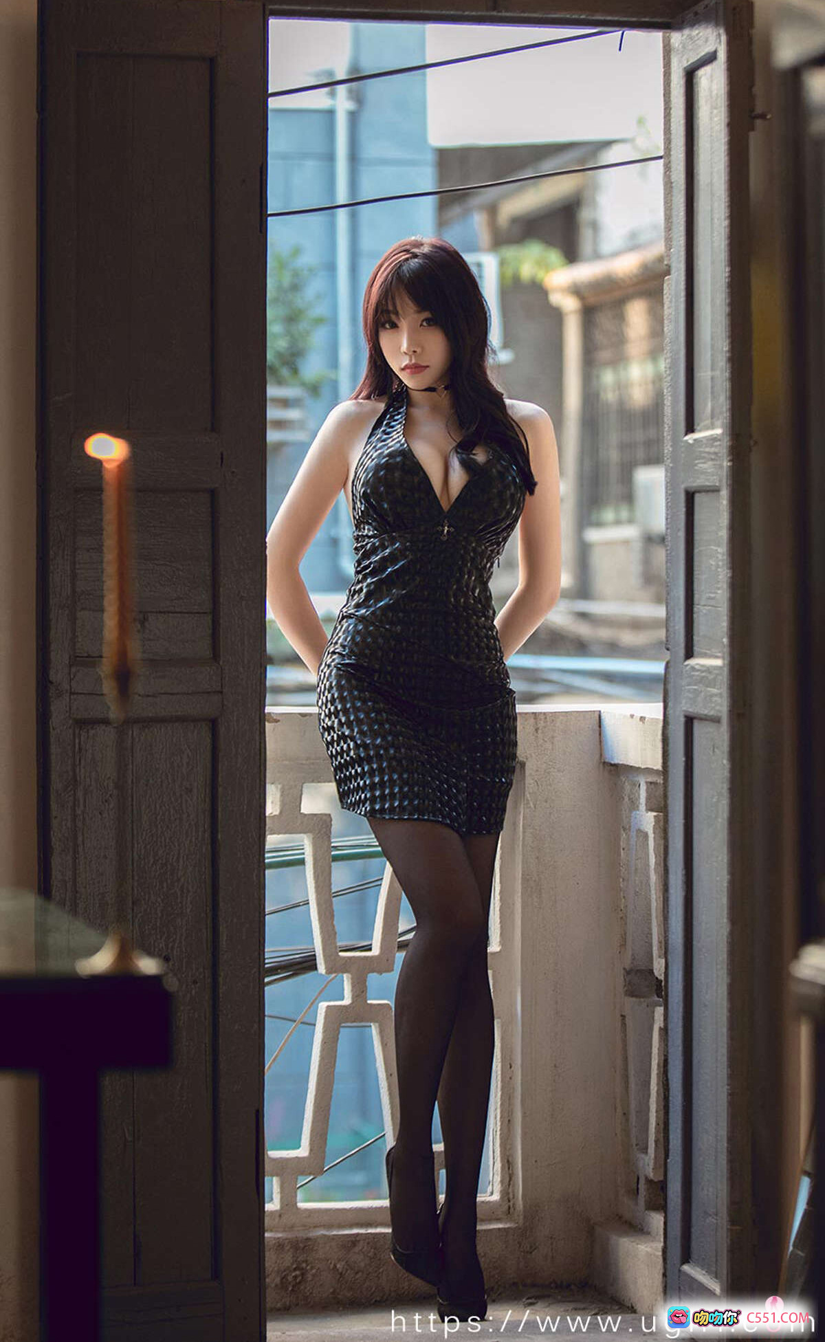 图片[9] - 芝芝Booty尤果网写真 | 黑色紧身连衣裙性感模特 | 天蝎座11.2生日 | 爱好跳舞 | 高清私房美图 - 就要吻