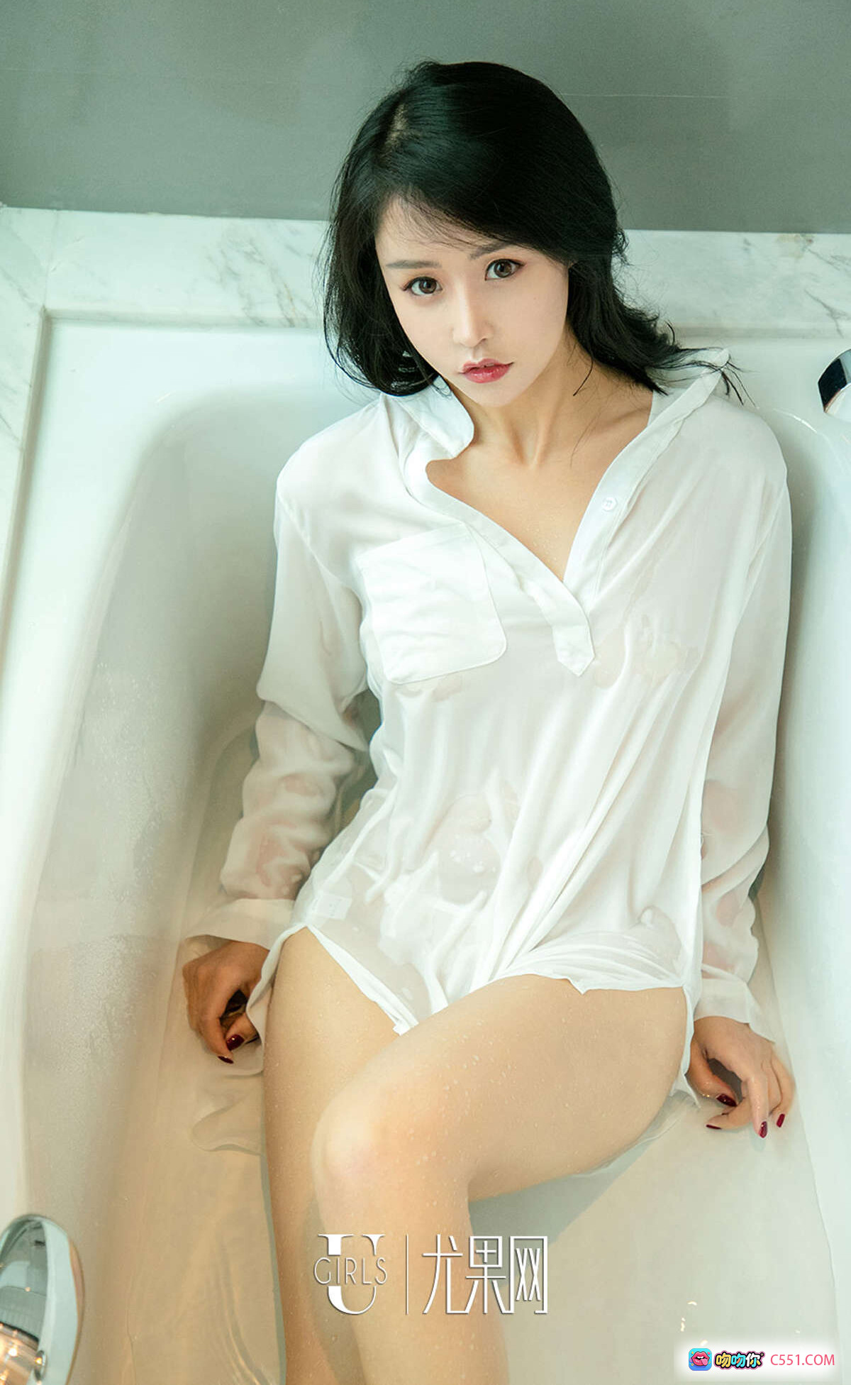 图片[2] - 张馨彤白色吊带连体衣性感写真 | Ugirls尤果网爱尤物专辑No.1141高清美图 - 就要吻