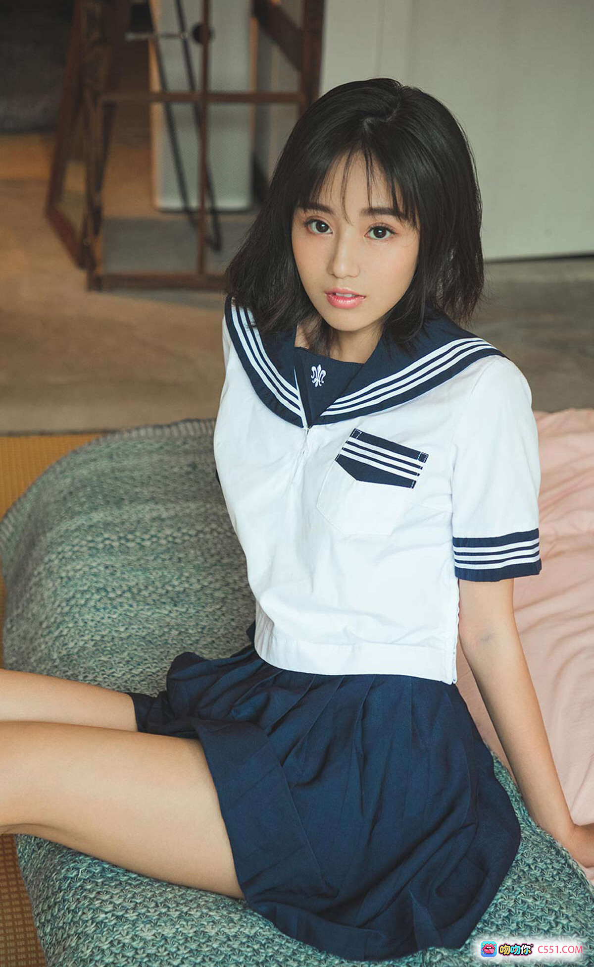 图片[7] - Ugirls尤果网爱尤物专辑No.1596 Baileys香儿日系水手服少女写真35P44M榻榻米居家美拍 - 就要吻