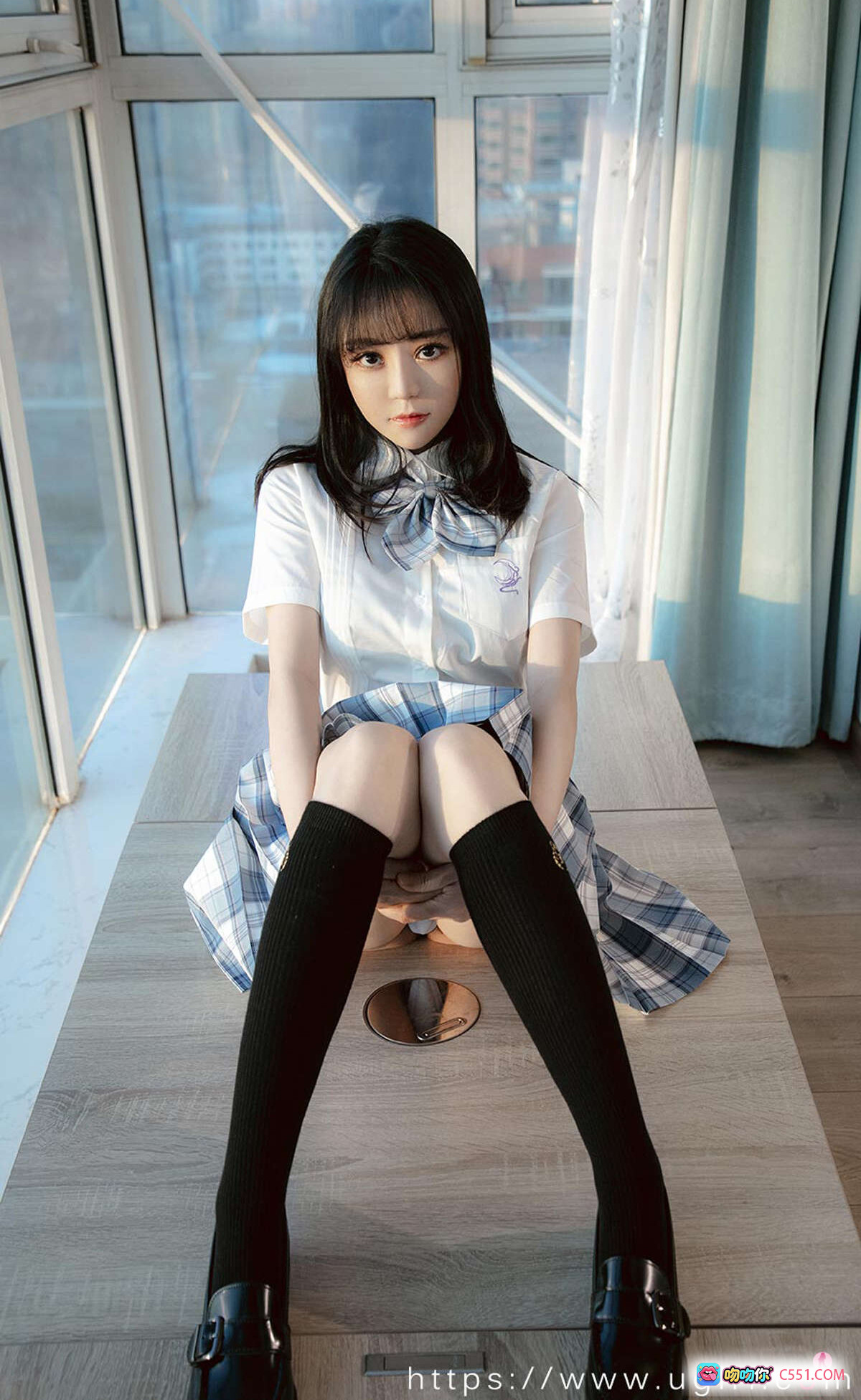 图片[6] - 白亦ada尤果网写真 2020.12.21 No.1984 校服少女窗边私房美腿黑丝性感诱惑 - 就要吻