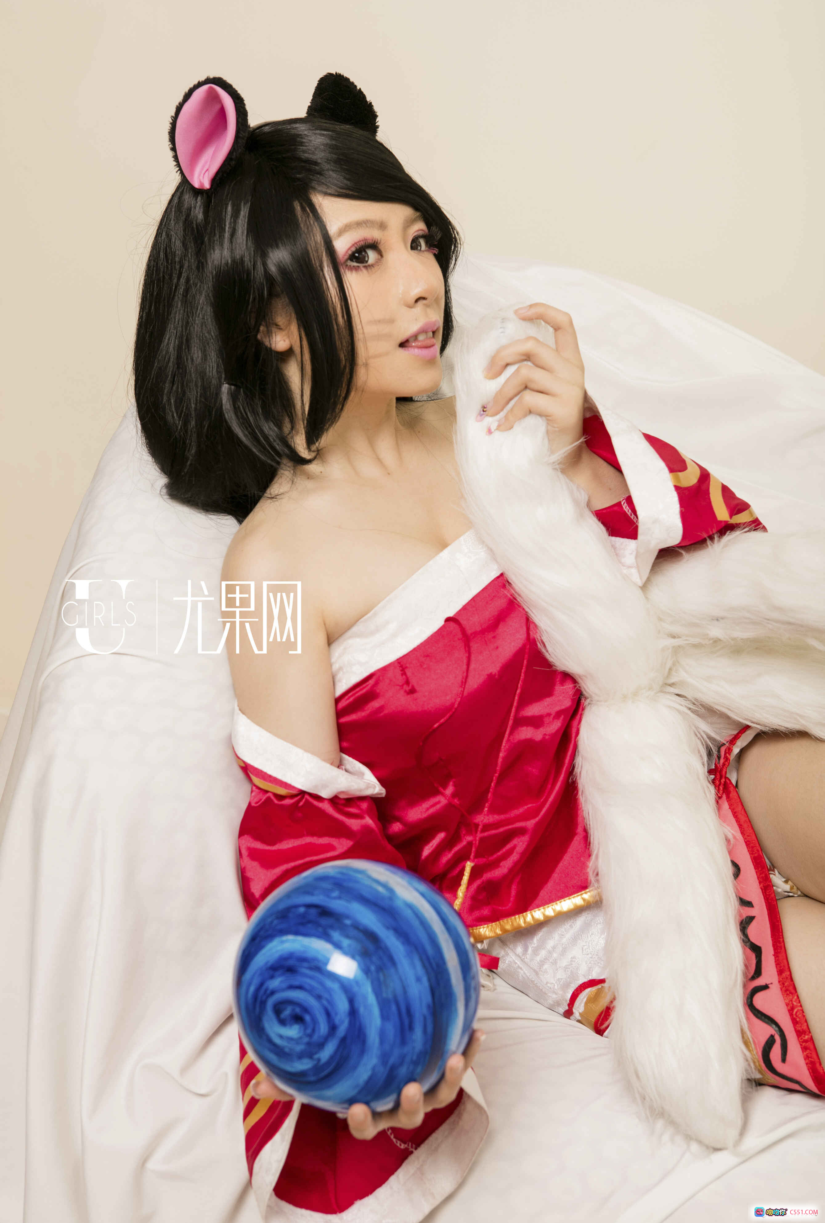 图片[7] - UG U173梓喵彩虹渐变内衣写真 美女私房性感美胸翘臀居家诱惑尤果网高清图 - 就要吻