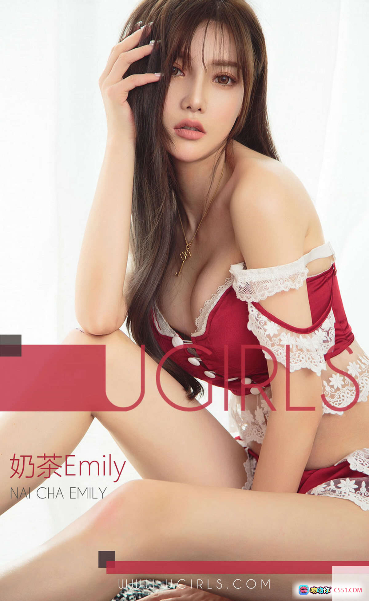 图片[8] - 奶茶Emily尤果网写真 | 白色连体衣性感私房照 | 爱尤物No.1302高清美图 - 就要吻