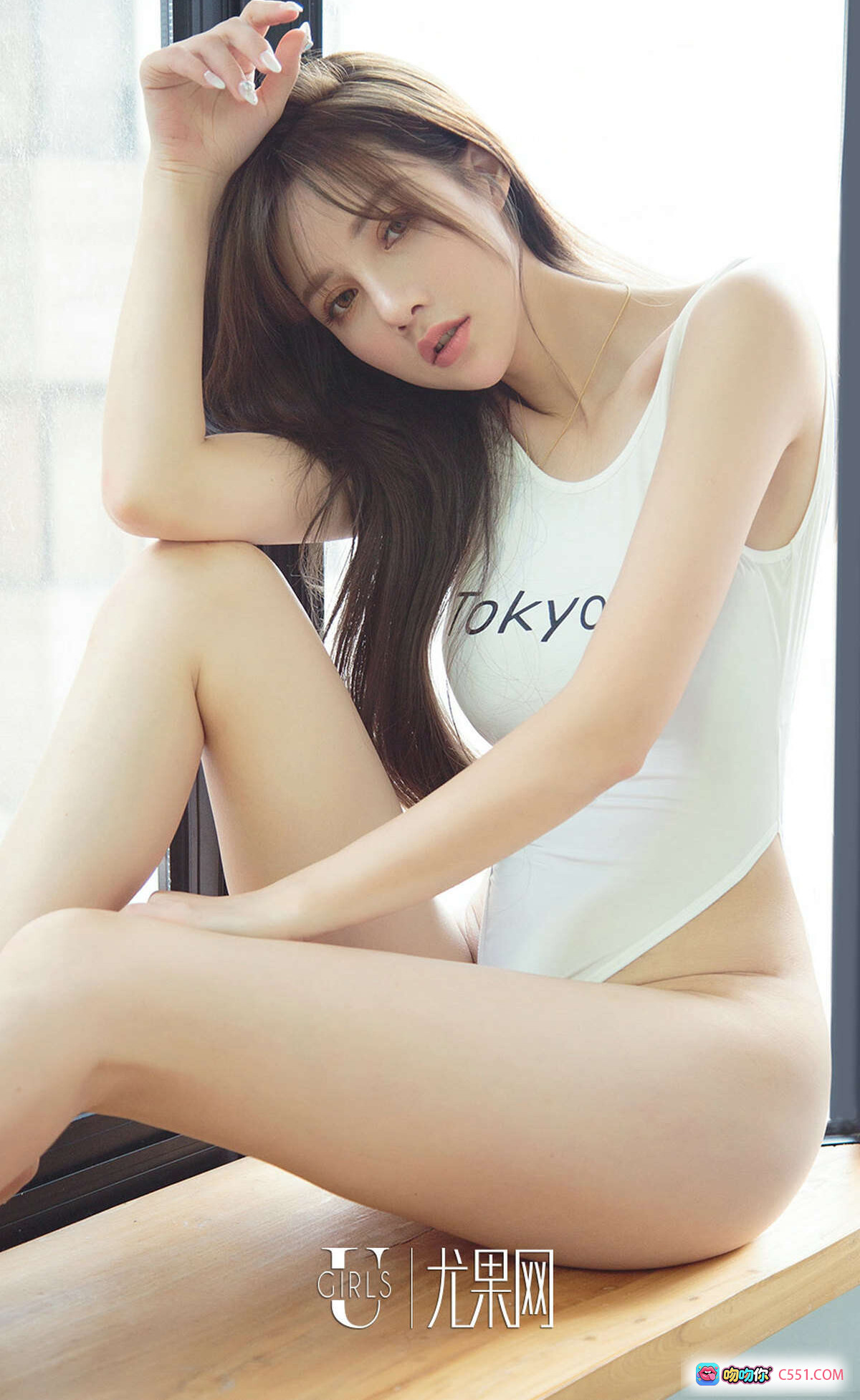 图片[3] - 奶茶Emily尤果网写真 | 白色连体衣性感私房照 | 爱尤物No.1302高清美图 - 就要吻