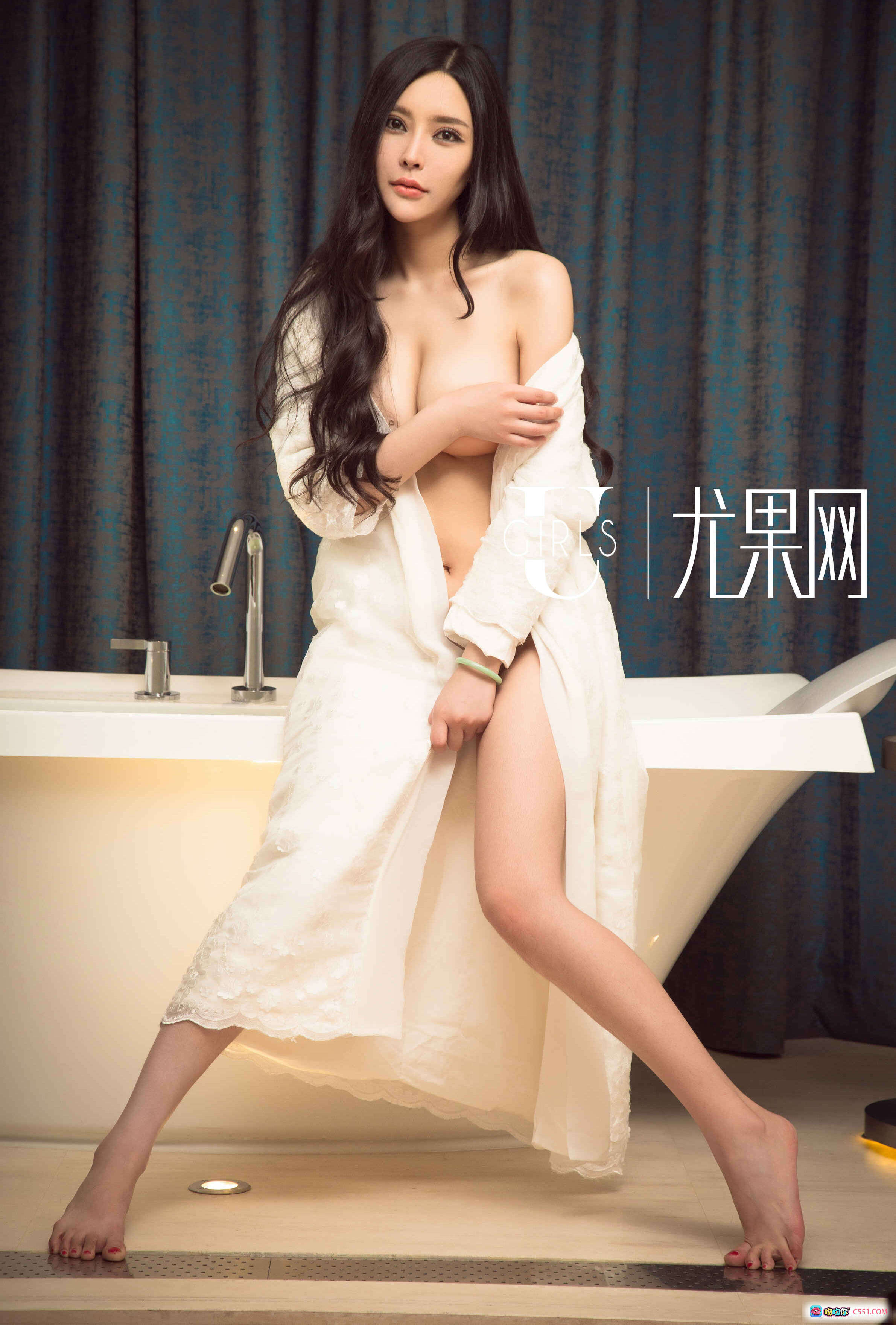 图片[2] - UGirls尤果网金鑫牛仔比基尼写真65P性感私房照户外绿网背景美腿长发女神 - 就要吻