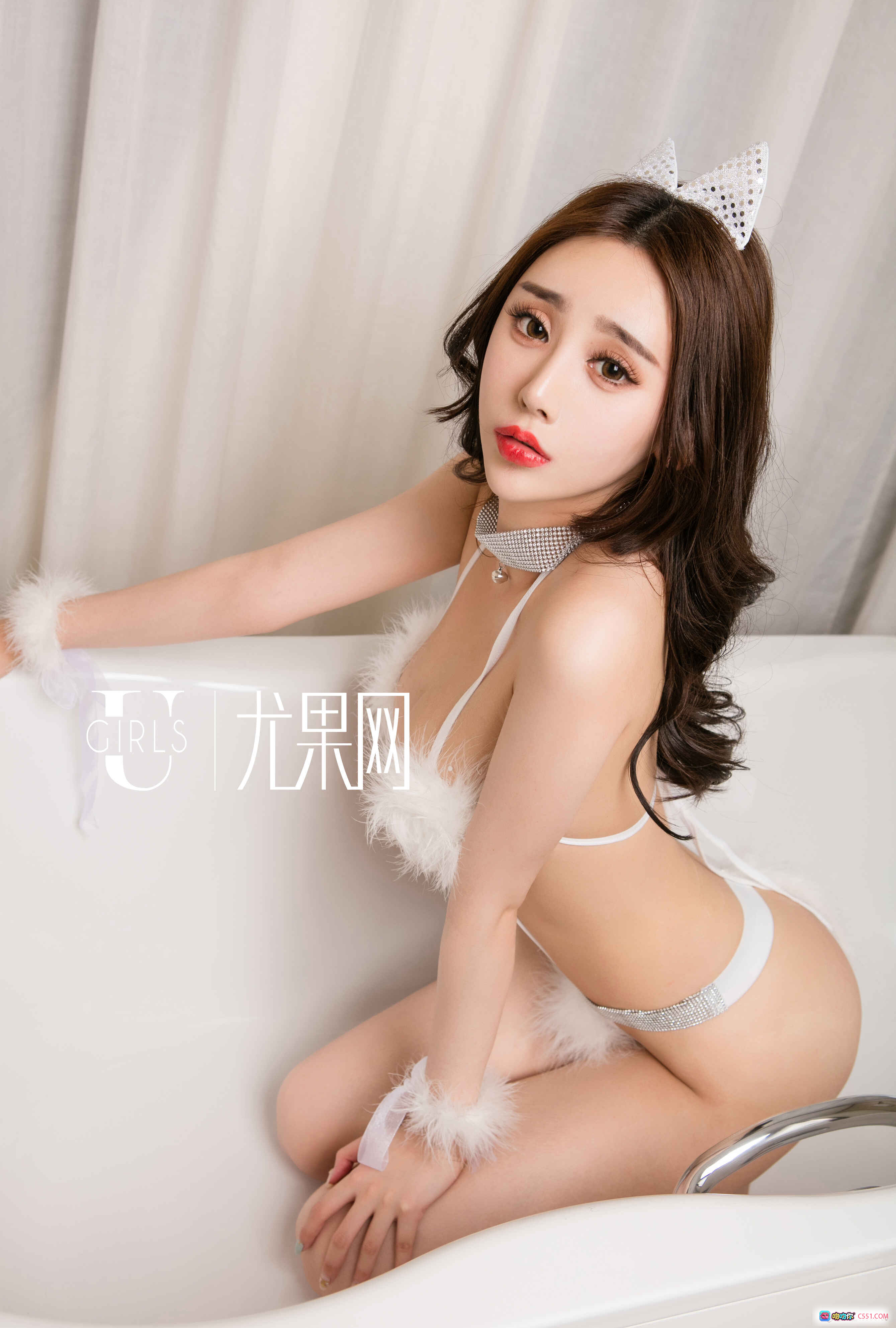 图片[9] - UG尤果网U183于思琪II 黑色蕾丝内衣写真 美女私房性感诱惑 时尚摄影高清图集 - 就要吻