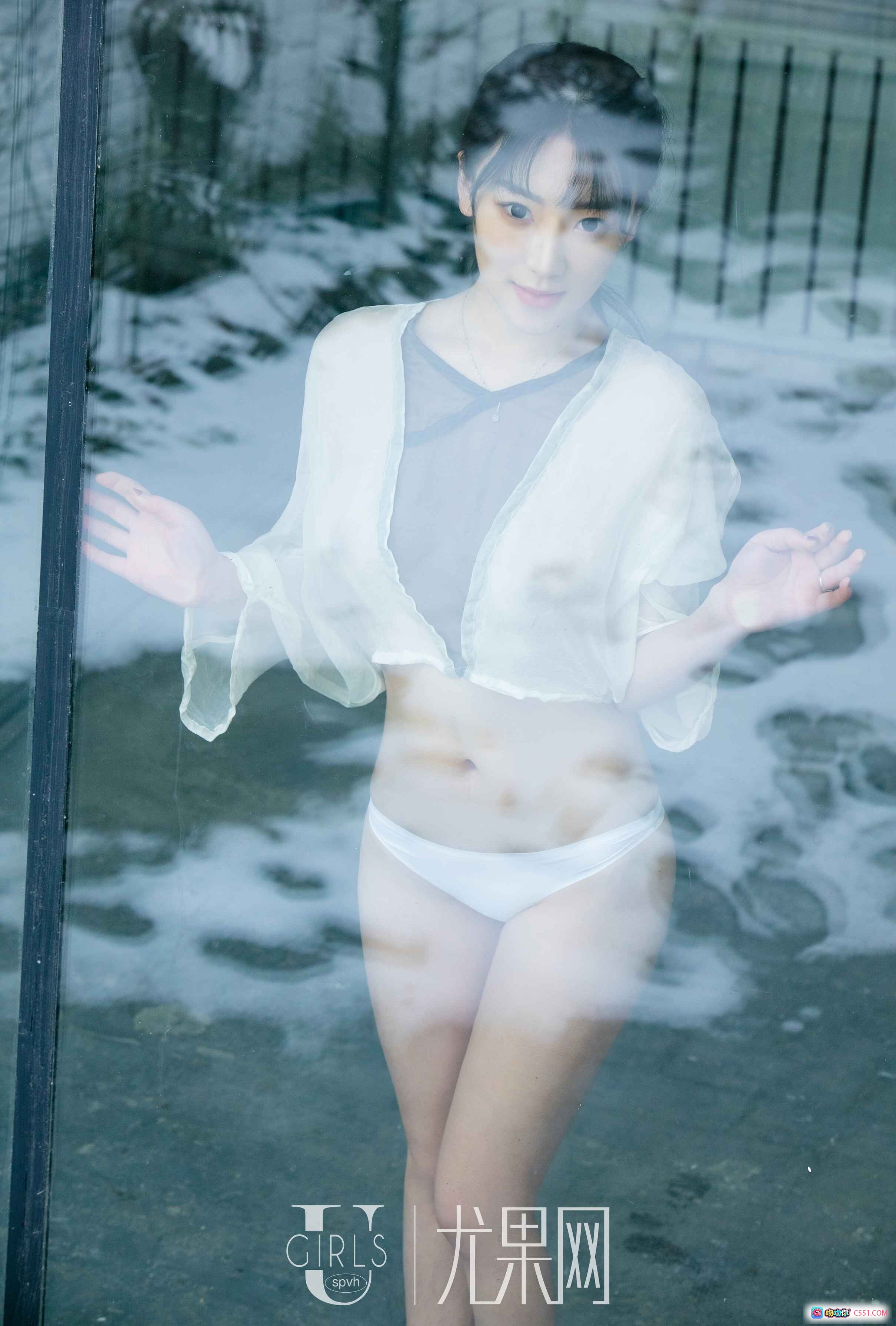 图片[3] - 张雪馨黄色露肩针织上衣性感写真 | Ugirls尤果网2017年5月3日U270高清图集 - 就要吻