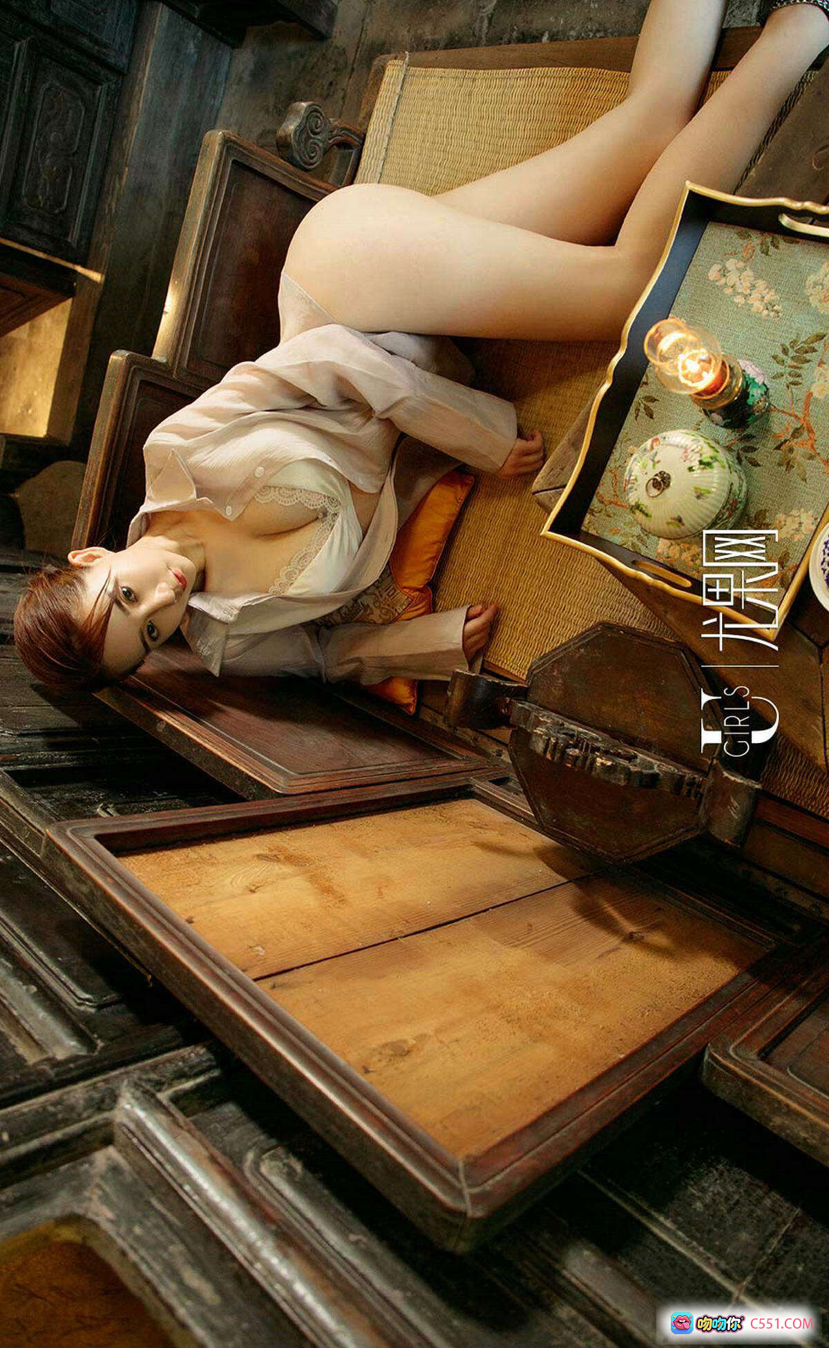 图片[3] - Ugirls尤果网爱尤物专辑No.1223方子萱苏小曼古风私房写真35P13M高清美腿旗袍少女古典室内摄影 - 就要吻