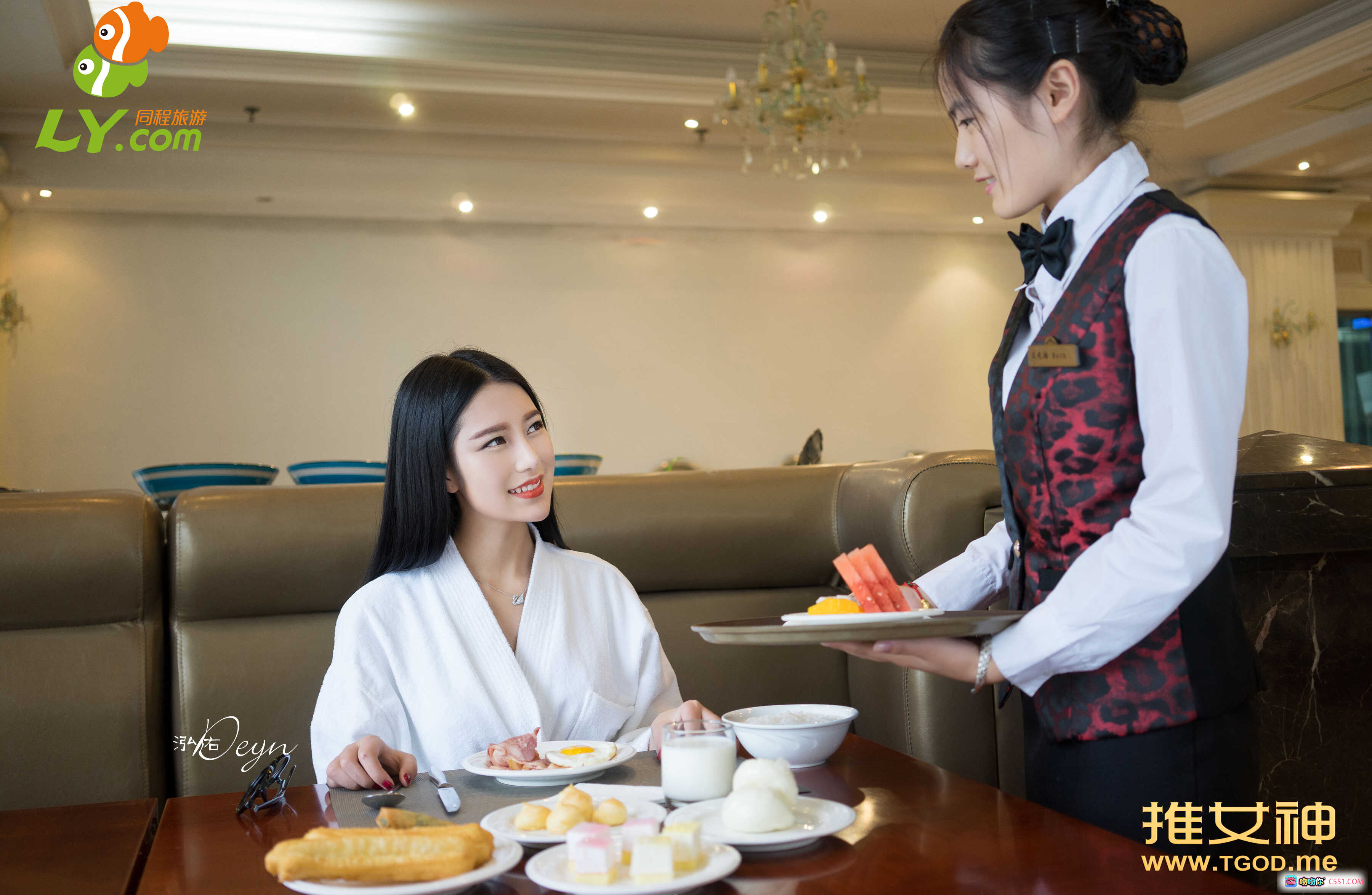 图片[9] - 徐妍馨黑发波点裙甜美写真 | TGOD推女神2014.09.24高清美图66P - 就要吻