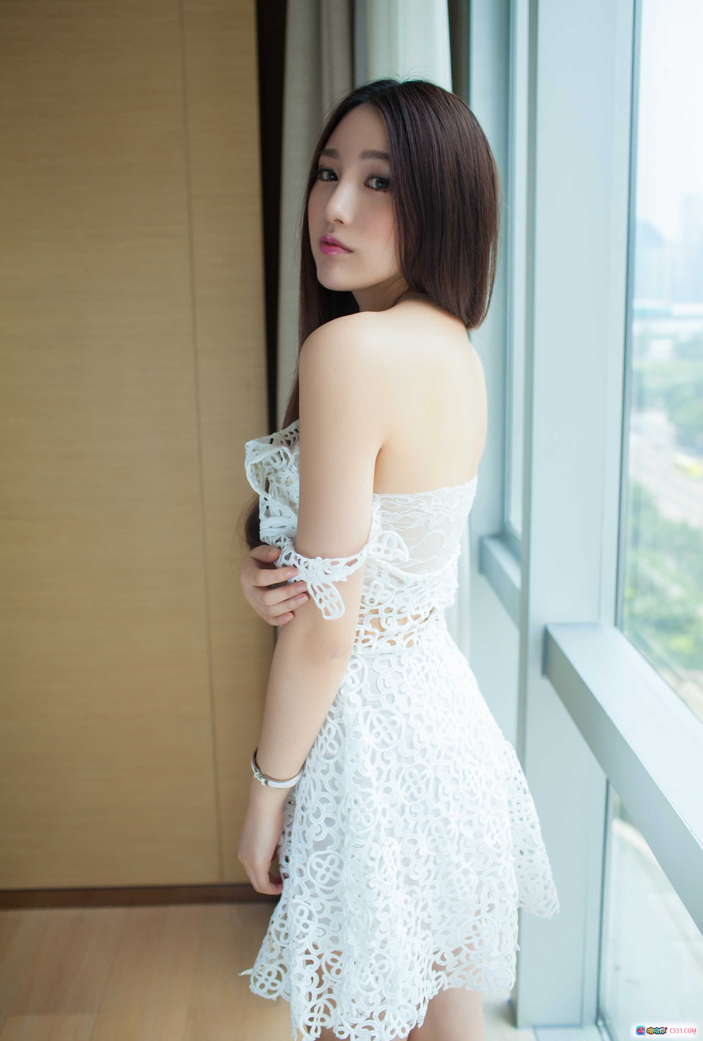 图片[8] - 刘奕宁Lynn性感蕾丝内衣写真 – 黑粉撞色束腰美胸诱惑 – TGOD推女神2014经典私房照 - 就要吻