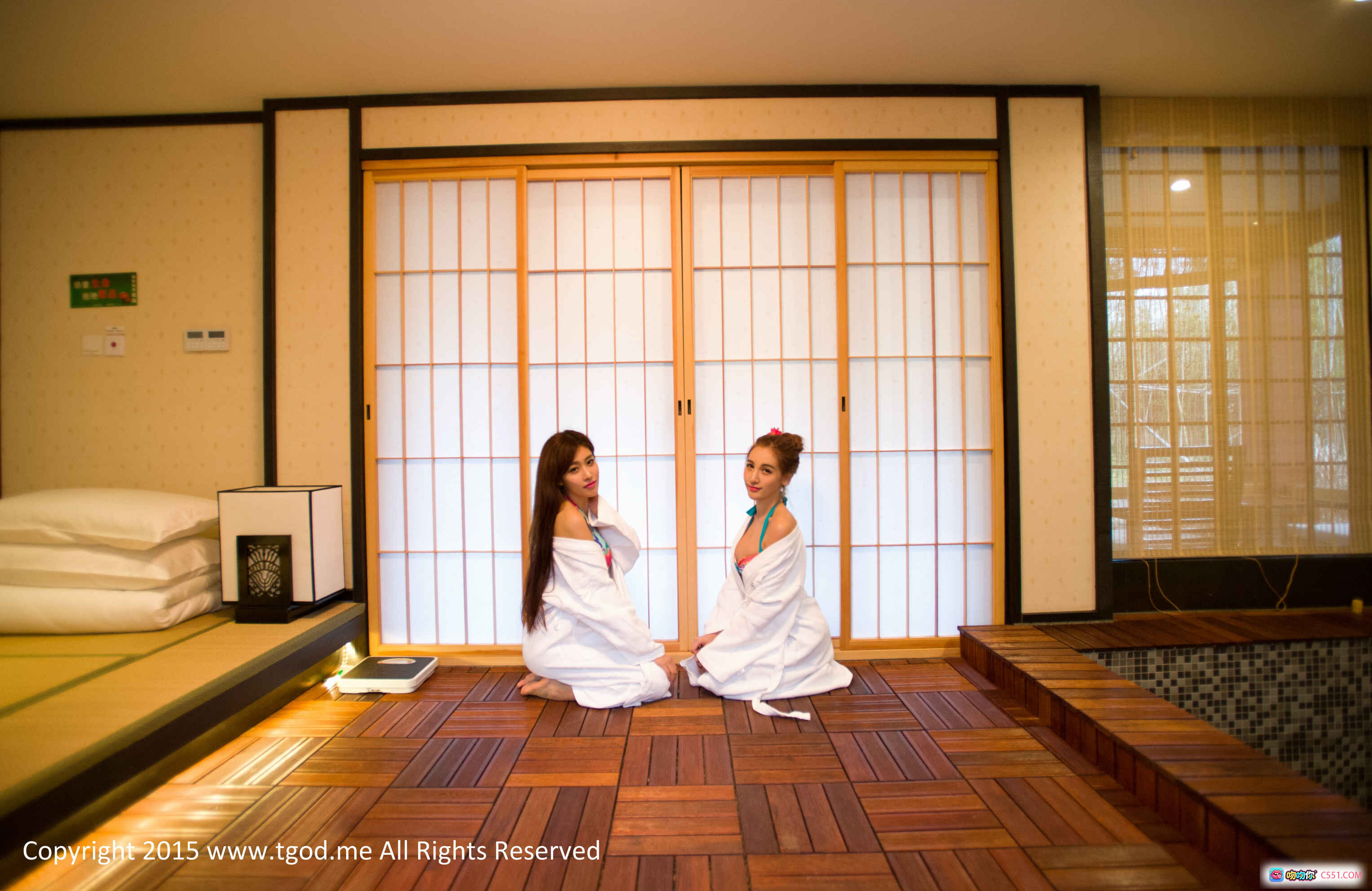 图片[8] - TGOD推女神Ice艾希程小烦2015春日户外写真 白衣红唇比耶微笑 绿野竹林温泉度假风清新自然美拍 - 就要吻