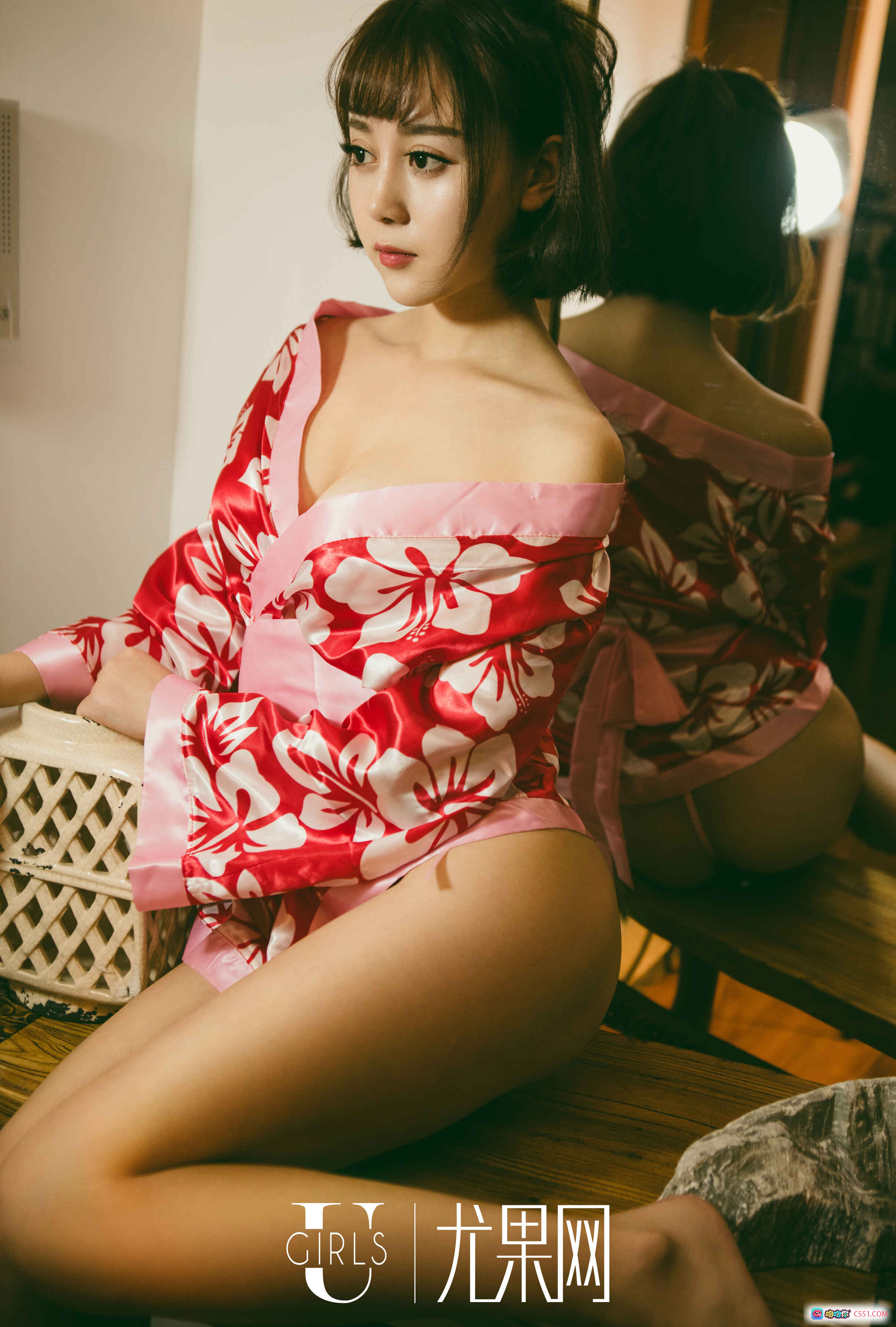 图片[2] - Ugirls尤果网2016.11.04 U223 小米Kitty 红白忍者装Cosplay 美女写真 65P高清图集 - 就要吻