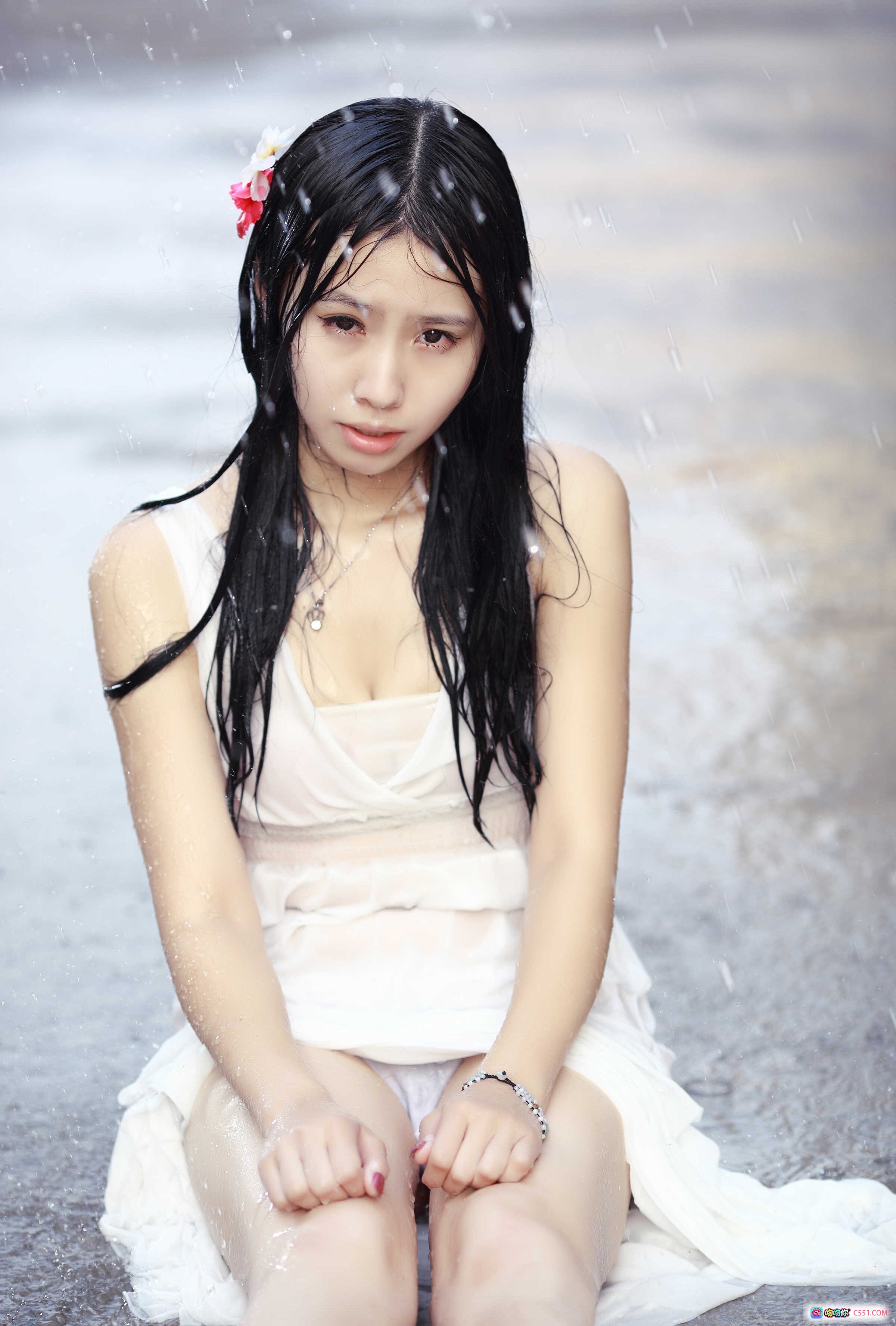 图片[4] - 一薰青春写真：黑粉蕾丝内衣户外自然风少女私房摄影50P高清图集 - 就要吻