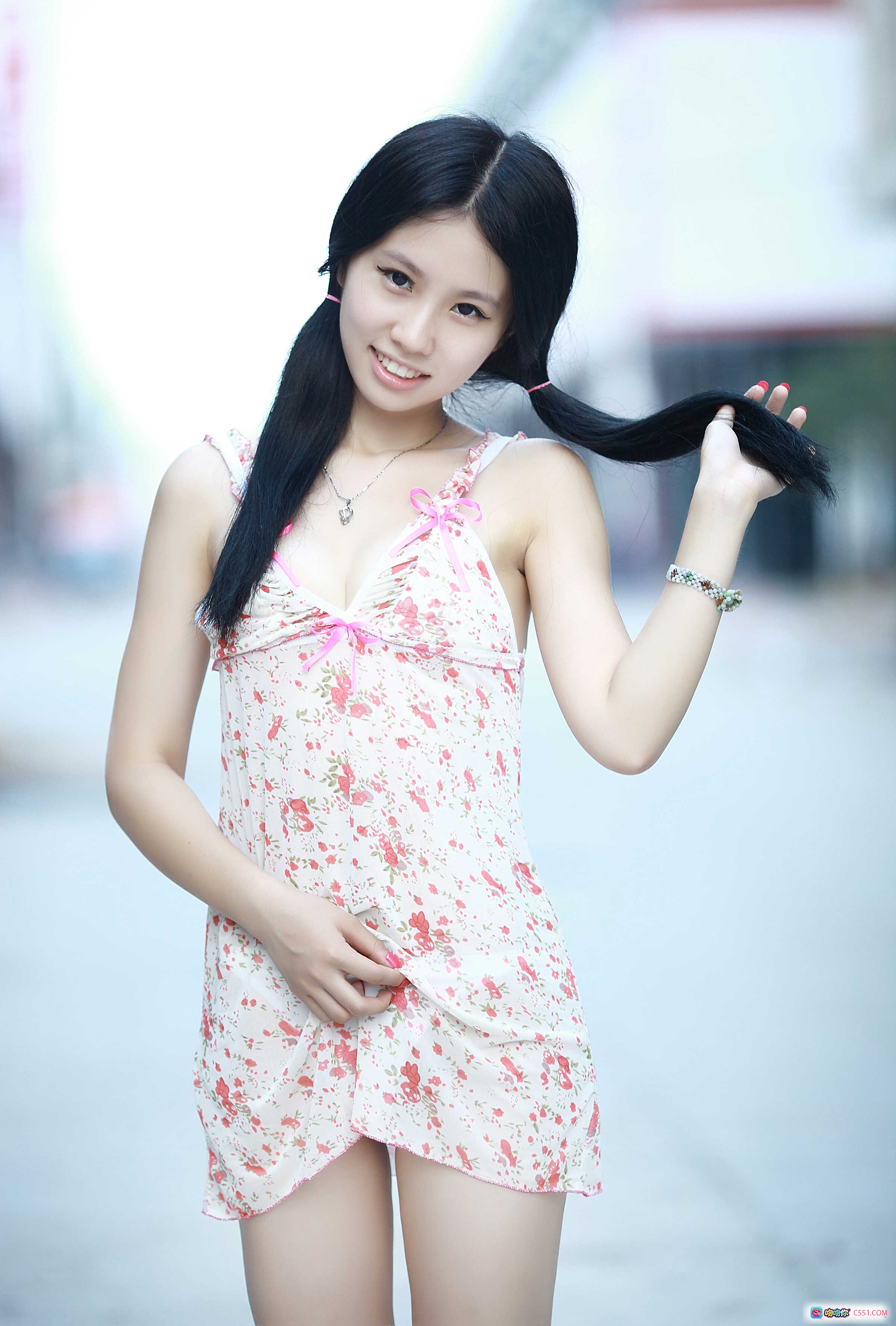 图片[7] - 一薰青春写真：黑粉蕾丝内衣户外自然风少女私房摄影50P高清图集 - 就要吻